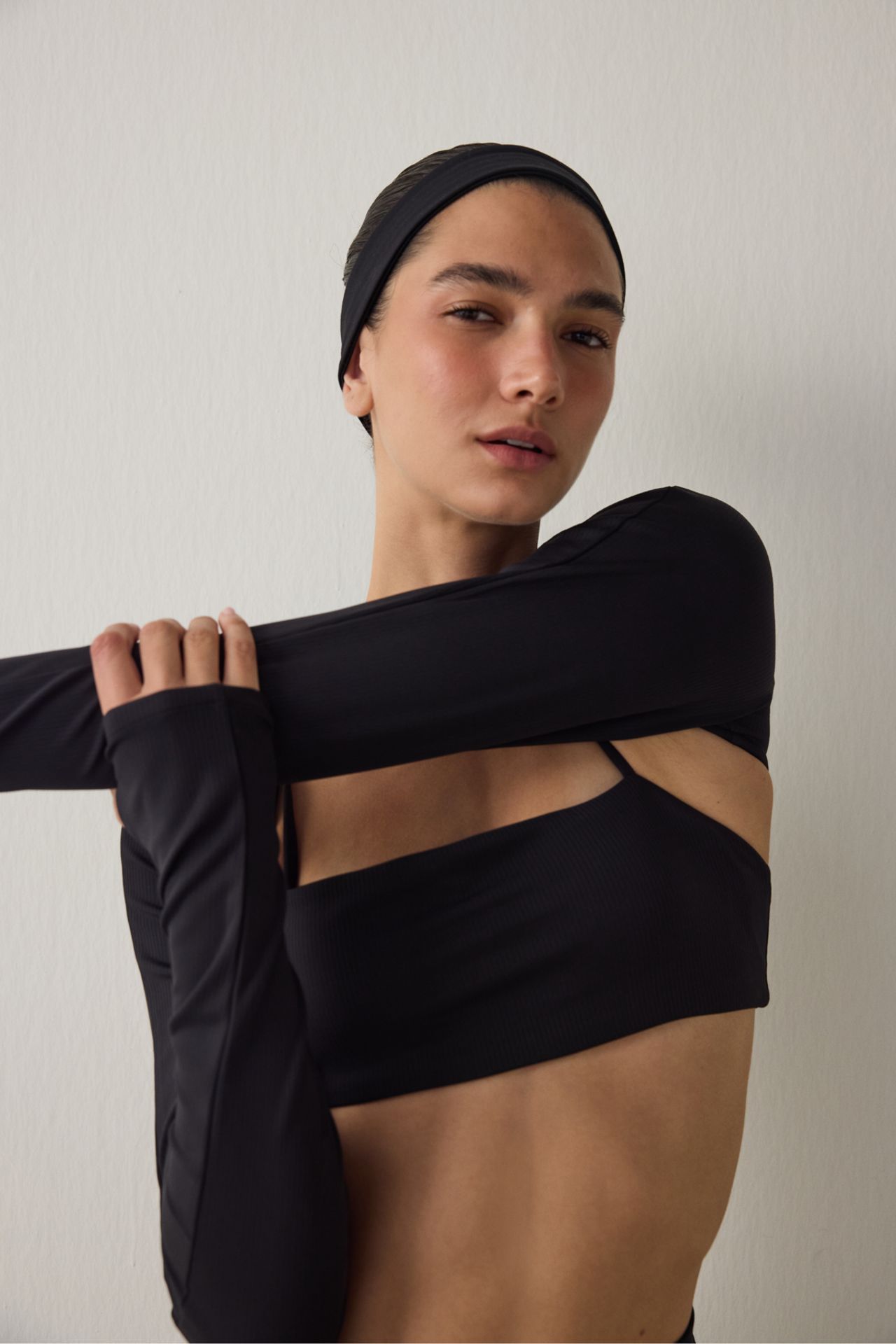 PENTI Ribbed Long Sleeve Bolero 3
