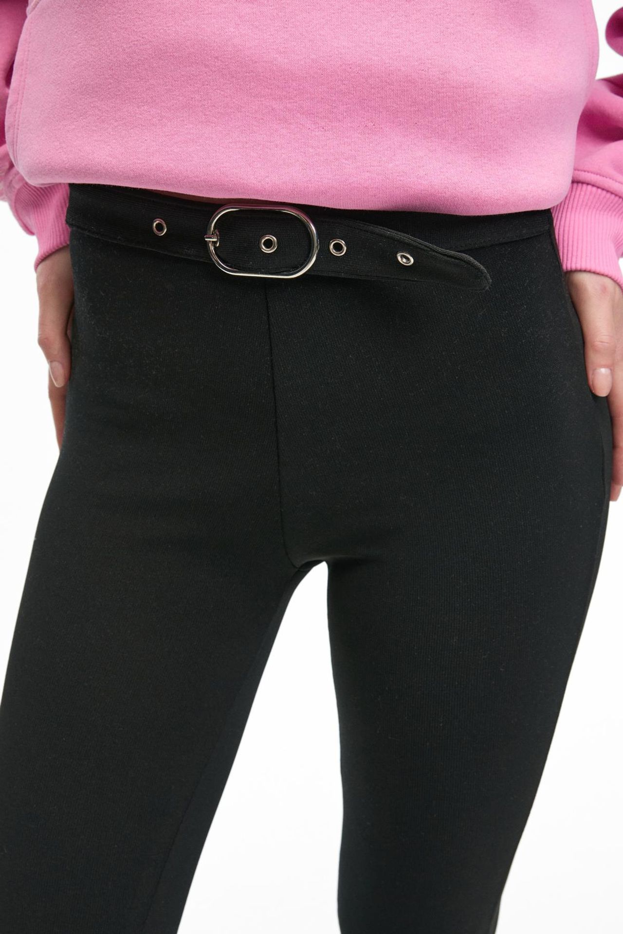 GRIMELANGE High Waist Flare Leg Pants 4