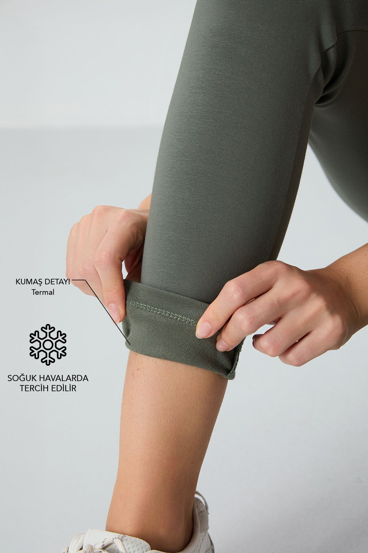 TOMMY High-Waist Cotton Blend Leggings 1