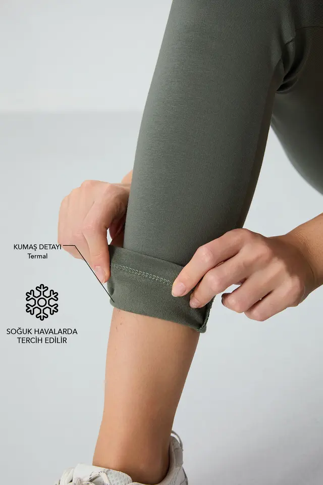 TOMMY High-Waist Cotton Blend Leggings