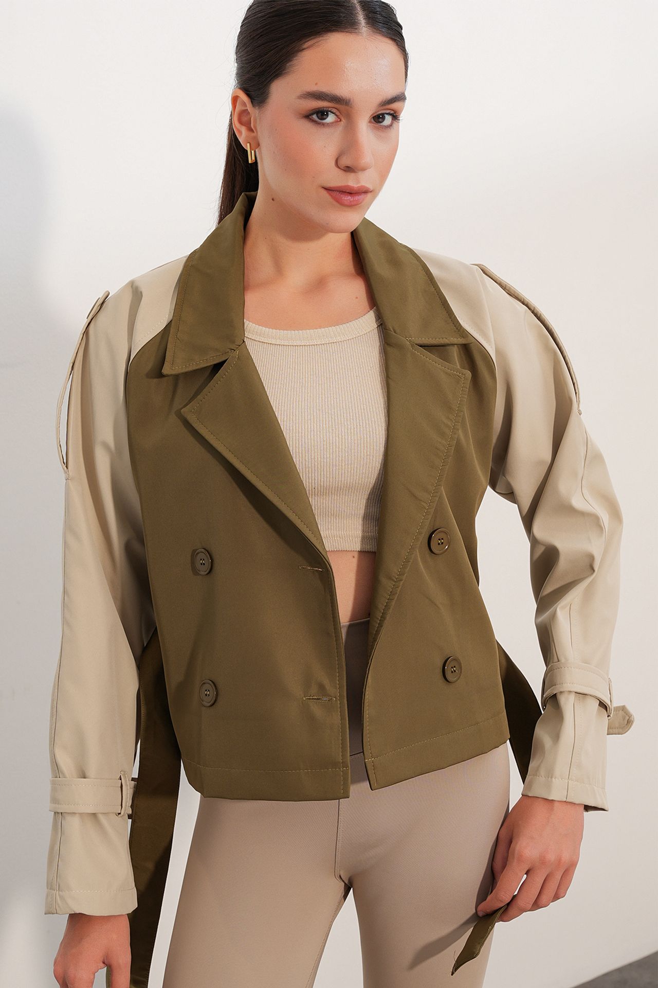 BDART Short Belted Trench Coat