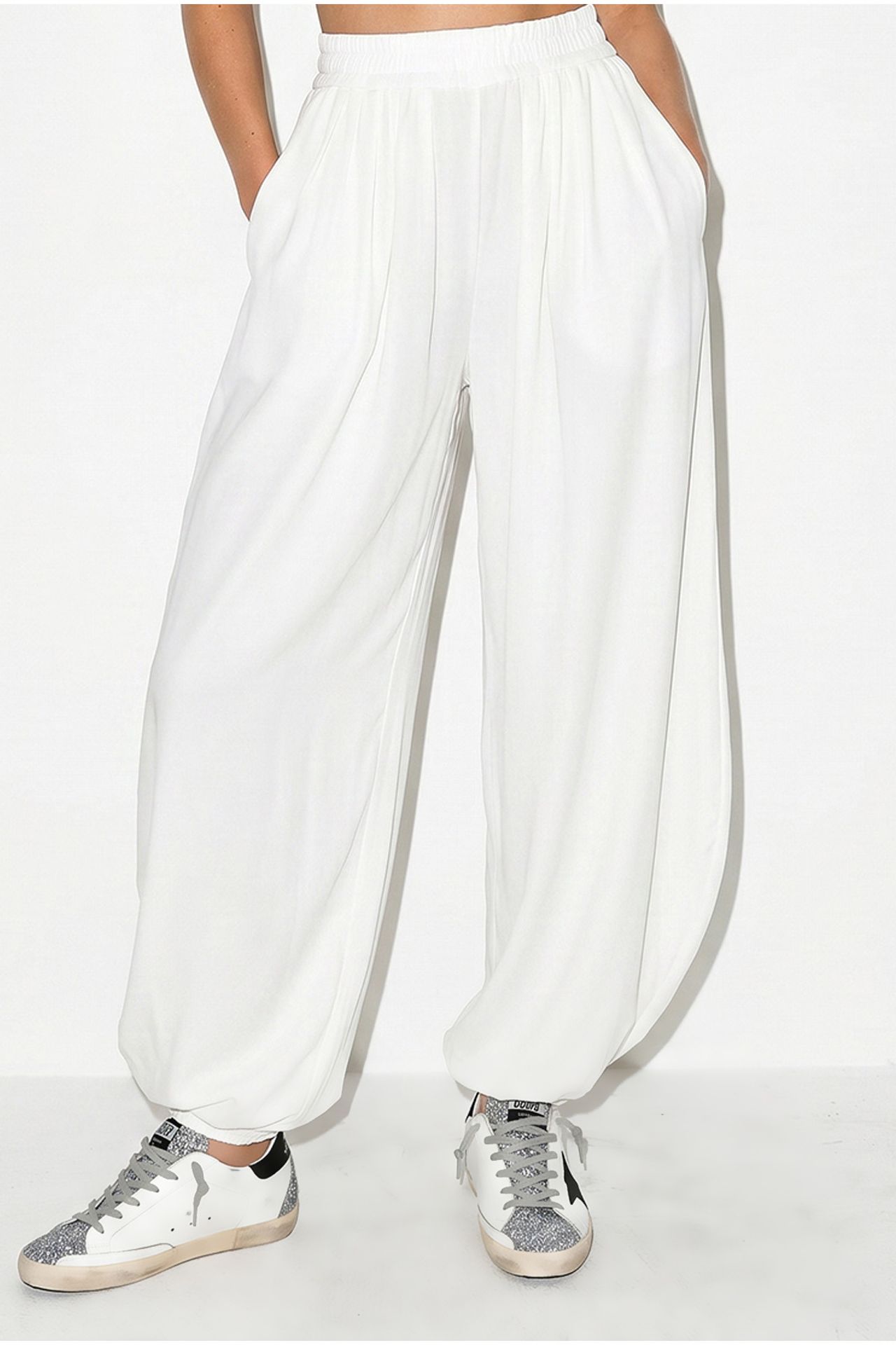 LUCCI Oversized Crew Neck T-shirt And Wide-leg Trouser Set 5