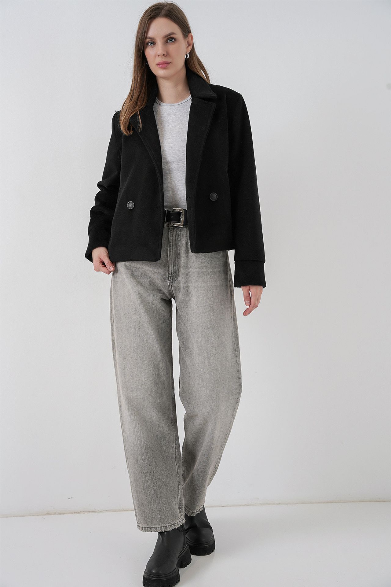 BDART Textured Double Breasted Jacket