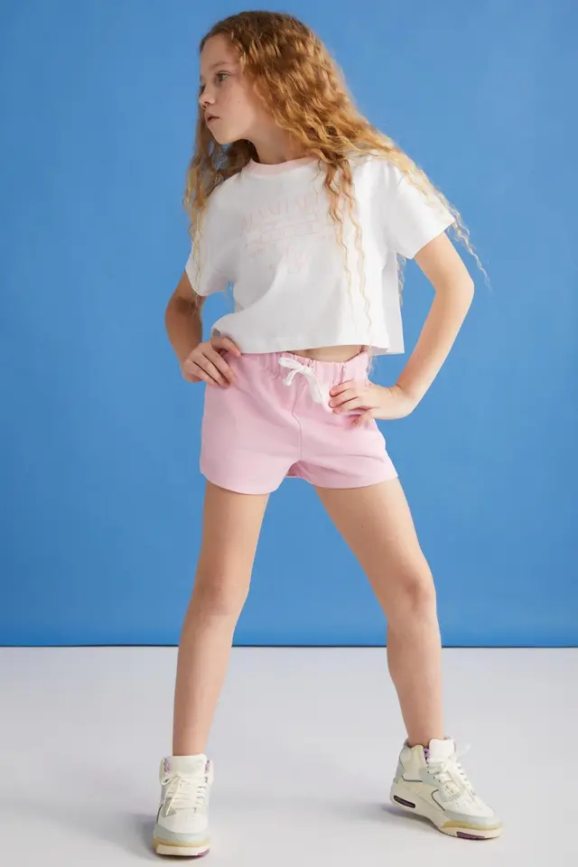 GRIMELANGE Short T-Shirt Shorts Set