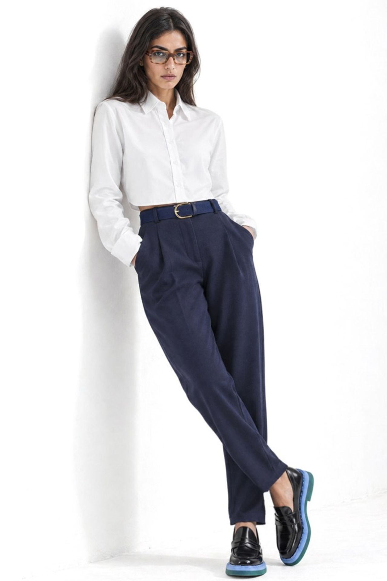 BUSEM Women's Cotton Blend Stretch Pants 3