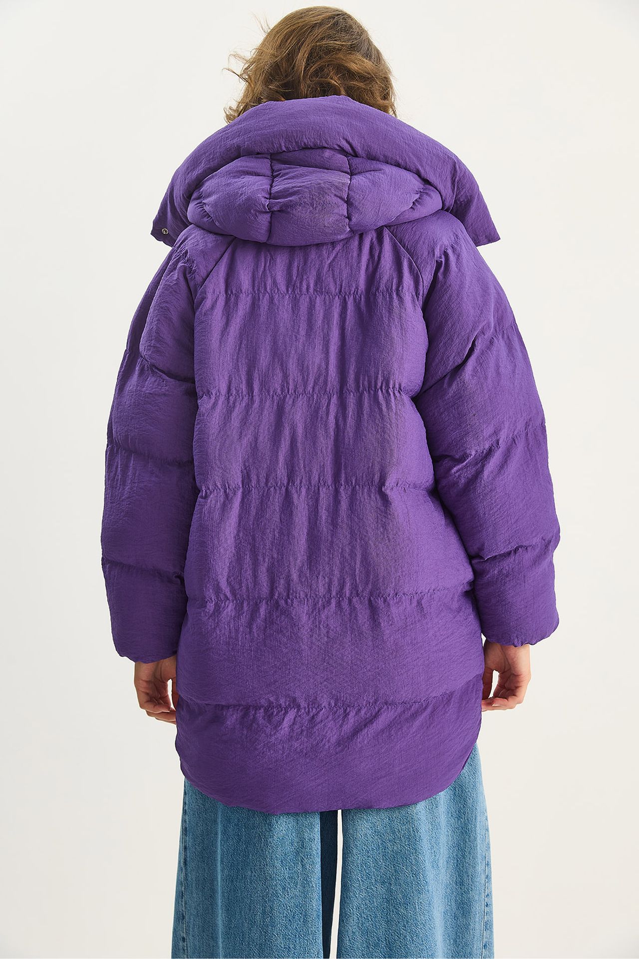 LUCCI Oversized Hooded Puffer Coat