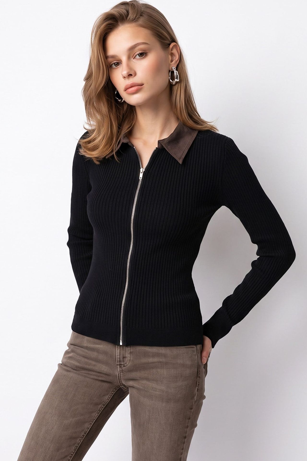 MIXRAY Women's Knit Cardigan 3