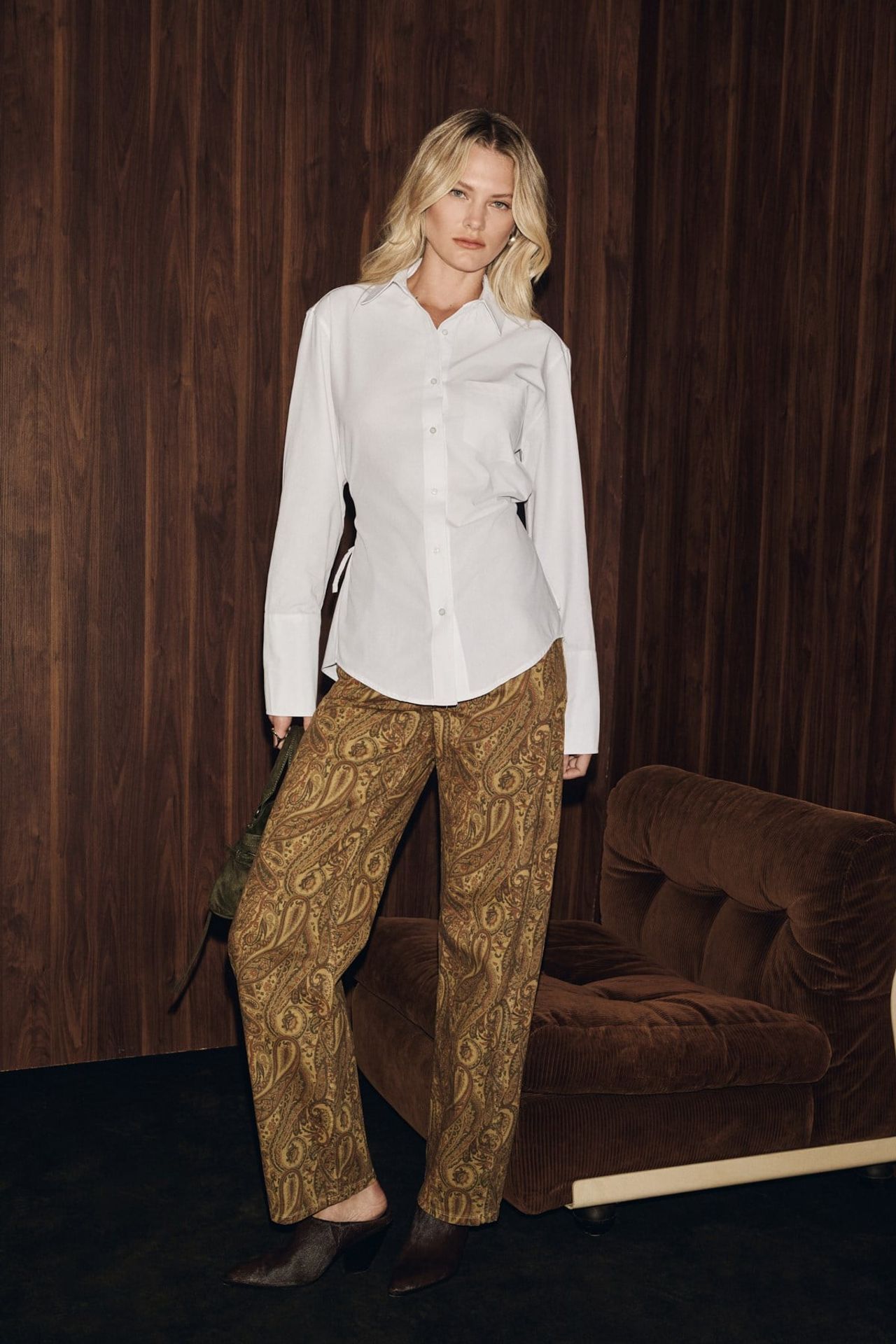 GRIMELANGE Long Sleeve Button Shirt 2