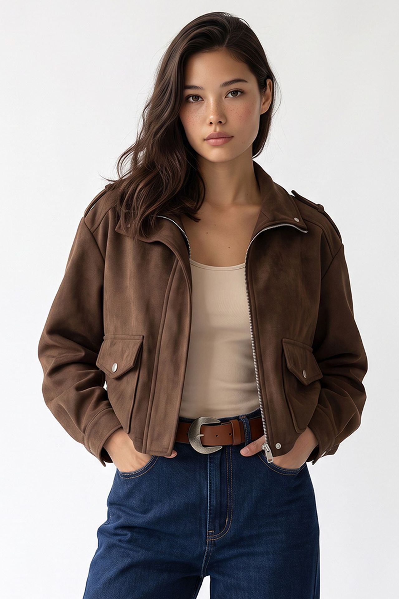 MIXRAY Women's Tailored Blazer