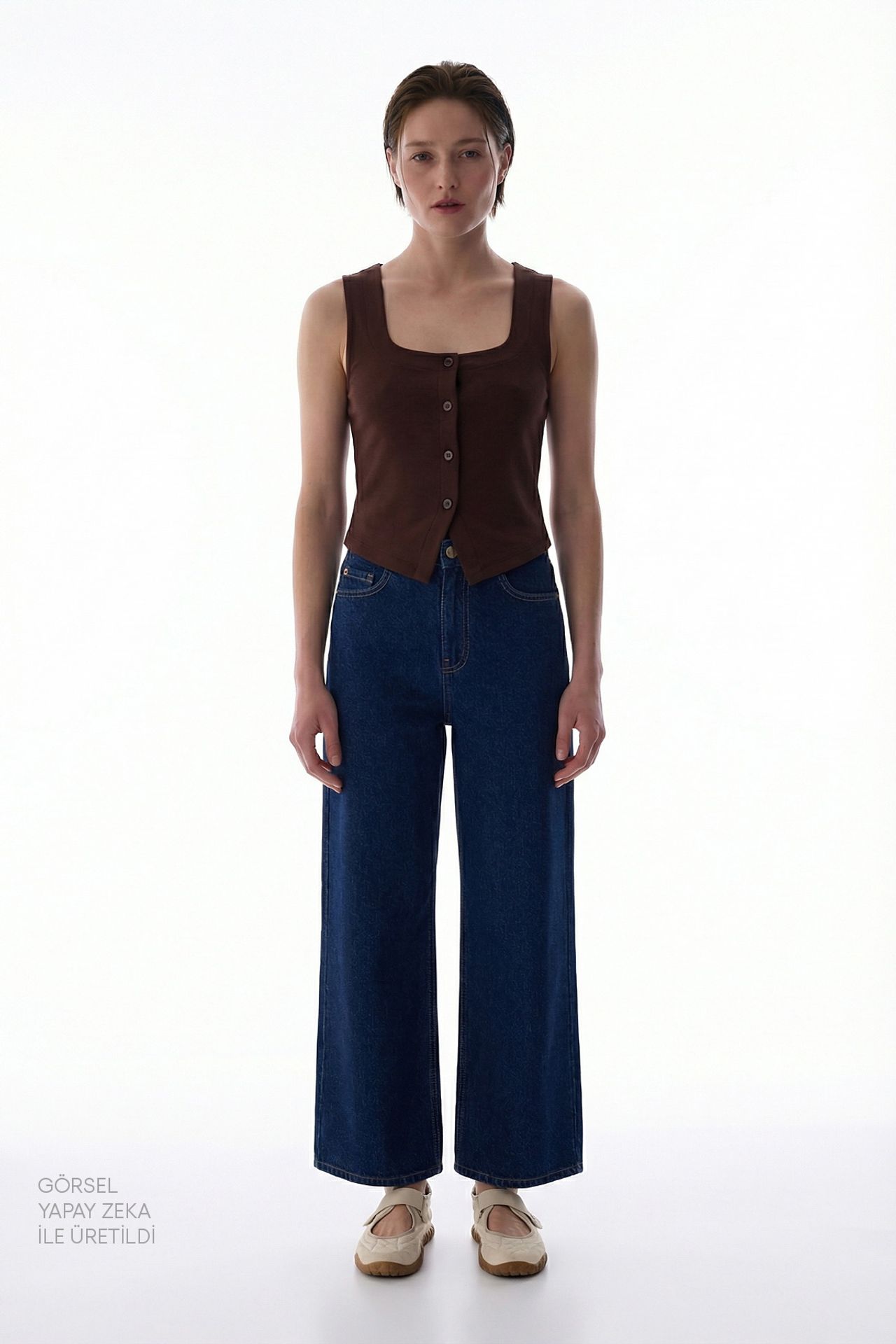 PENTI Square Neck Modal Tank Top 4