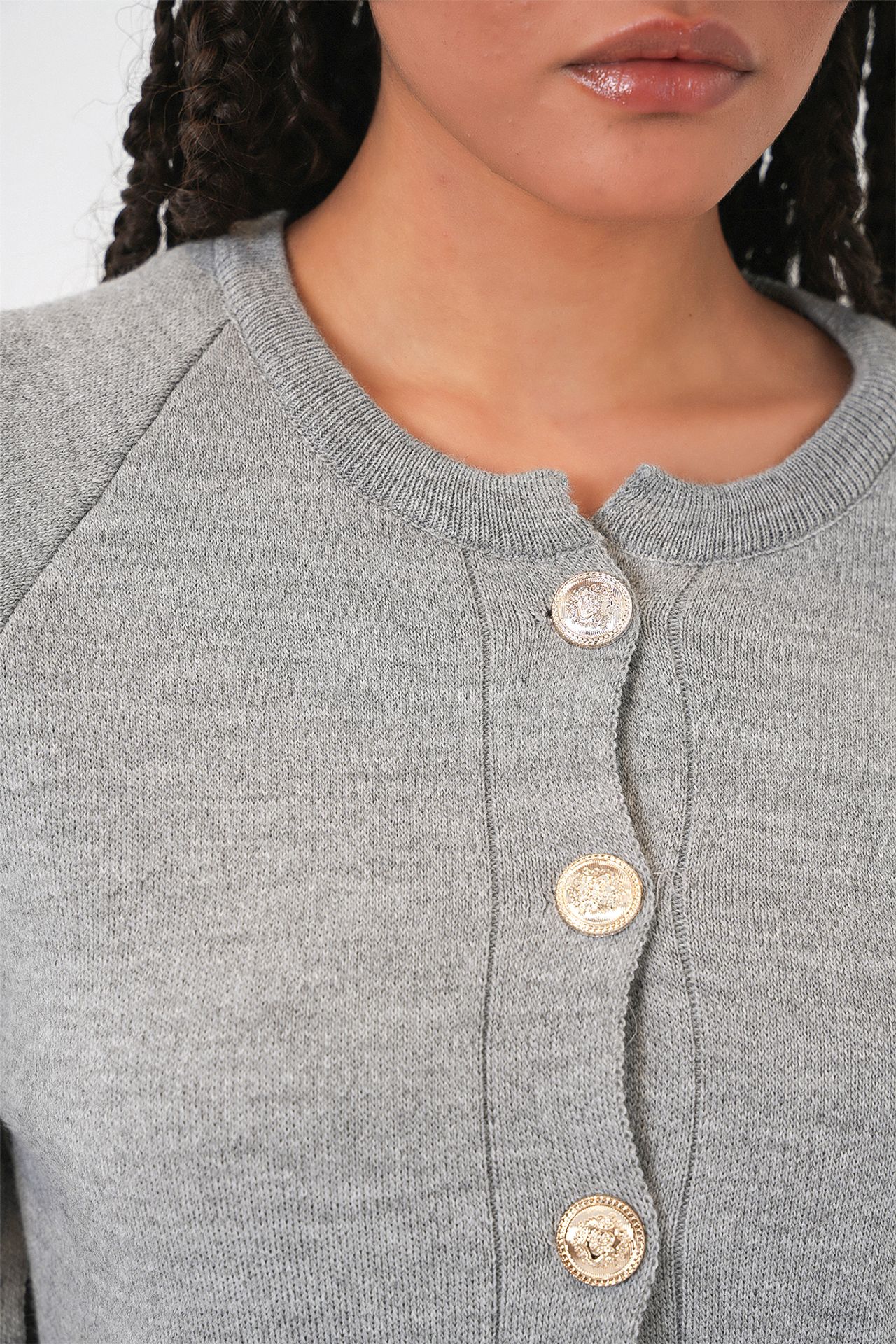 BDART Textured Knit Cardigan with Button Closure 5