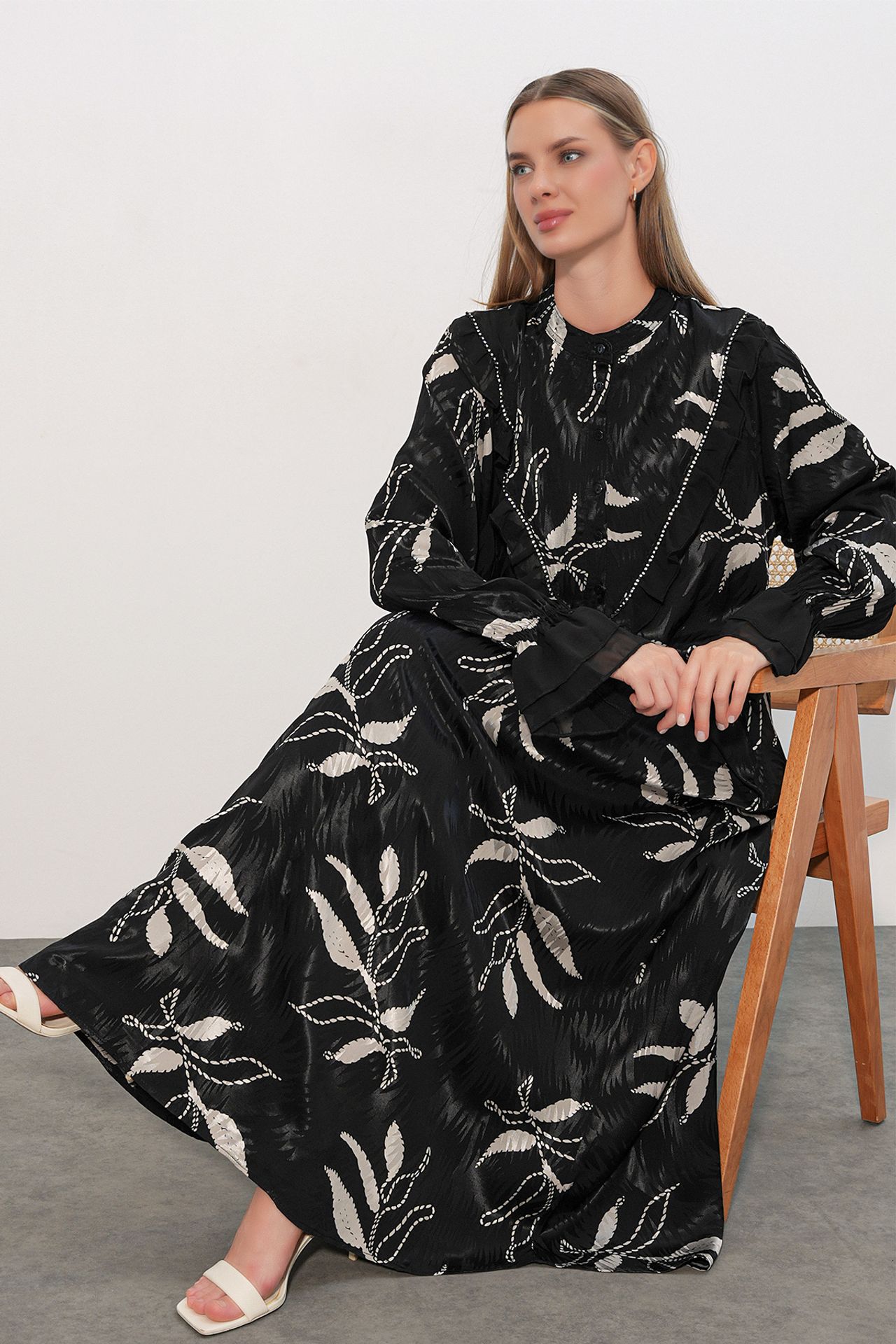 BDART Floral Crew Neck Maxi Dress 1