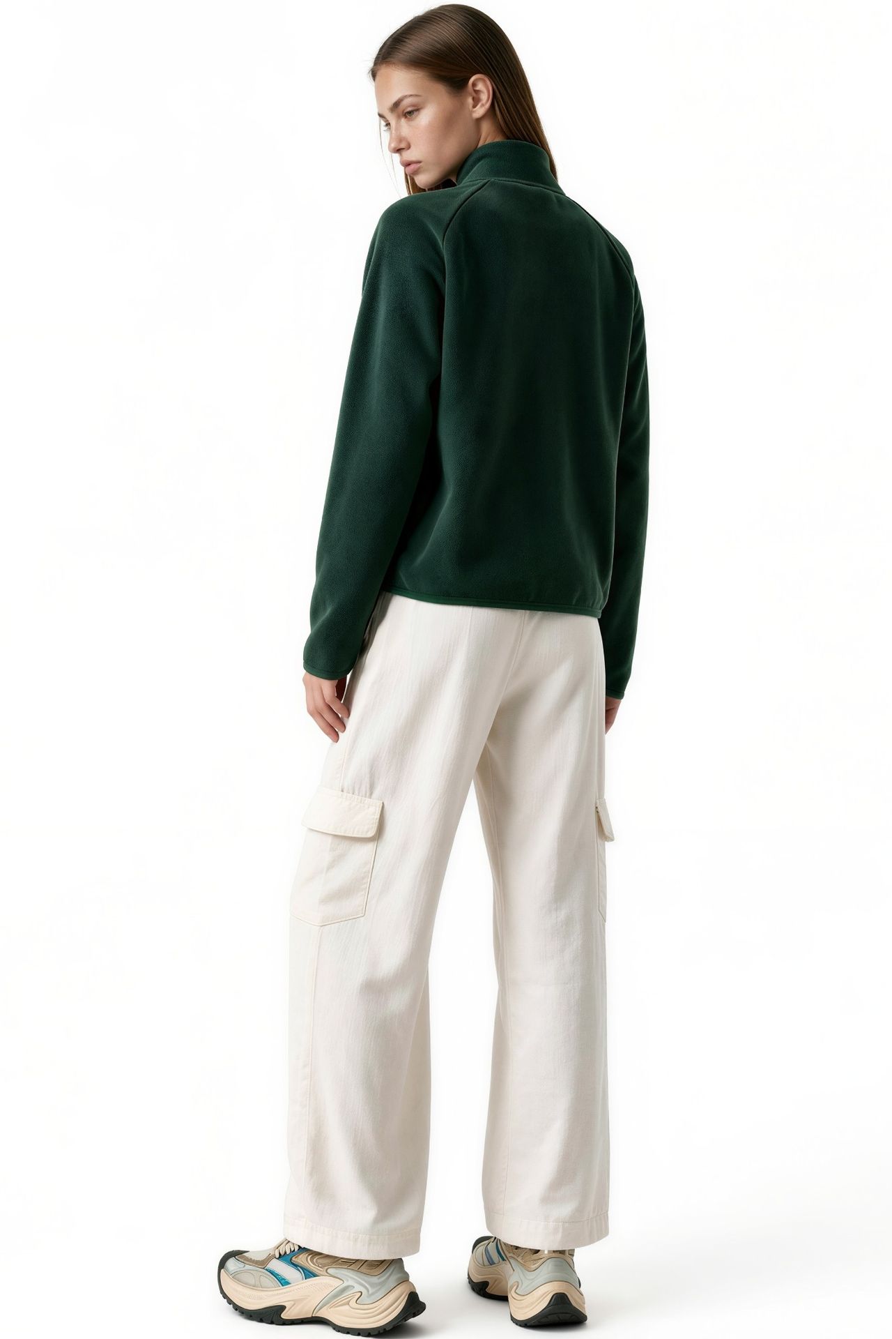 BUSEM Women's Zipper Cardigan 2