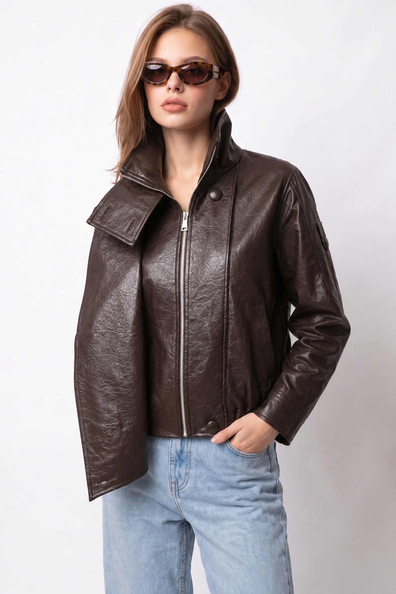 MIXRAY Kadın Klasik Blazer Ceket 4