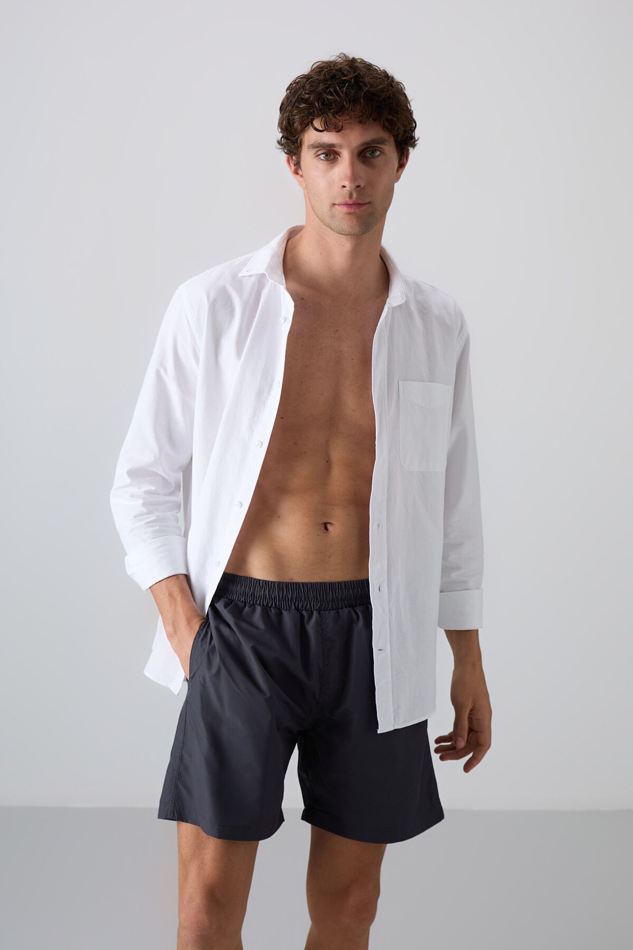 TOMMY Men's Pull-On One-Piece Shorts Set 4