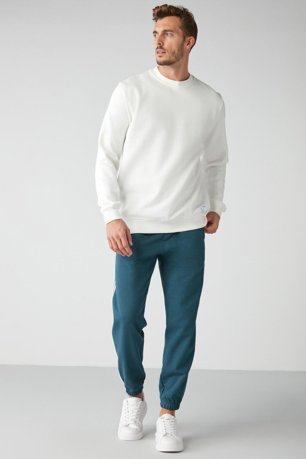 GRIMELANGE Fitilli Bisiklet Yaka Sweatshirt 5