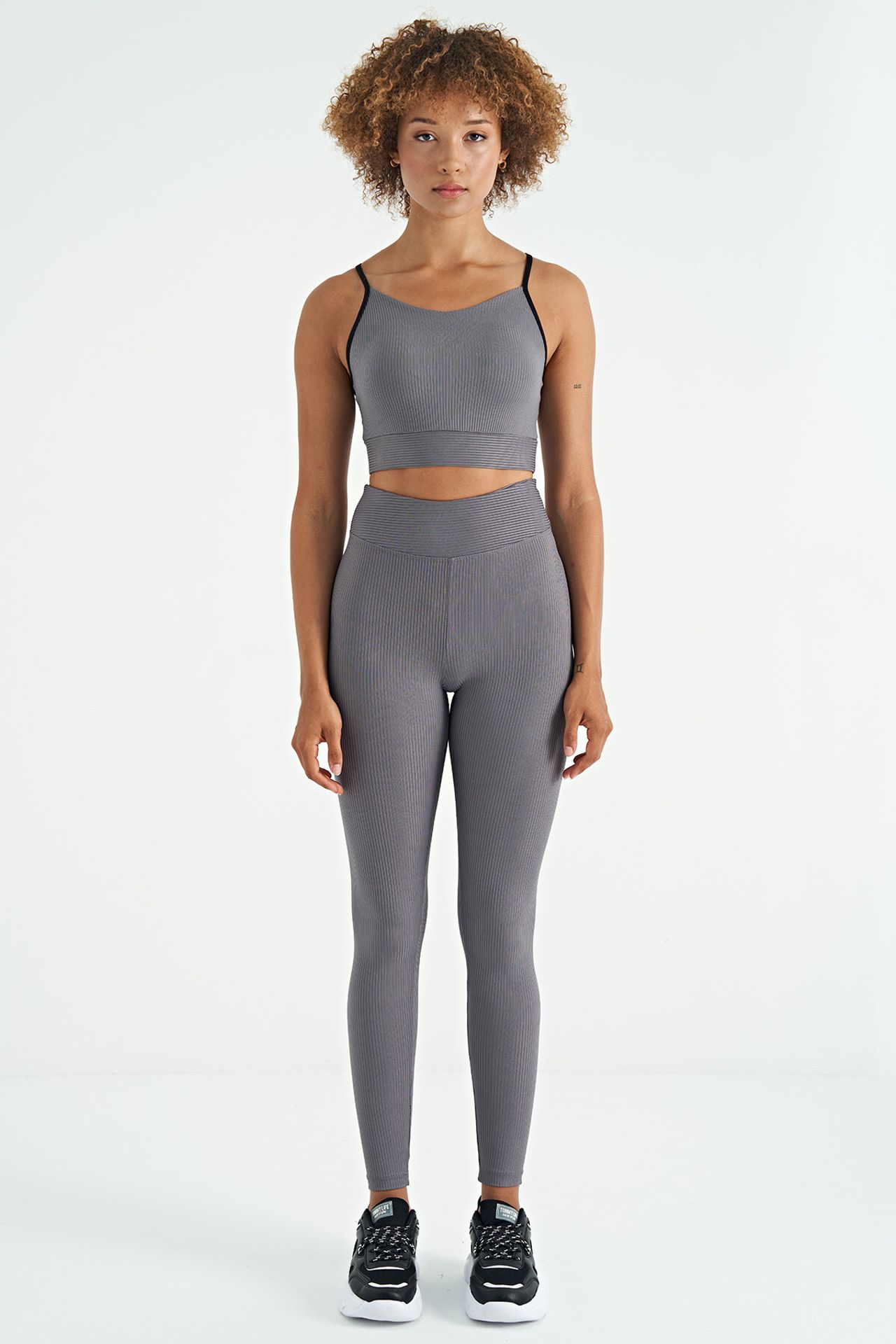 TOMMY Fitted Sleeveless Crop Sports Top 4
