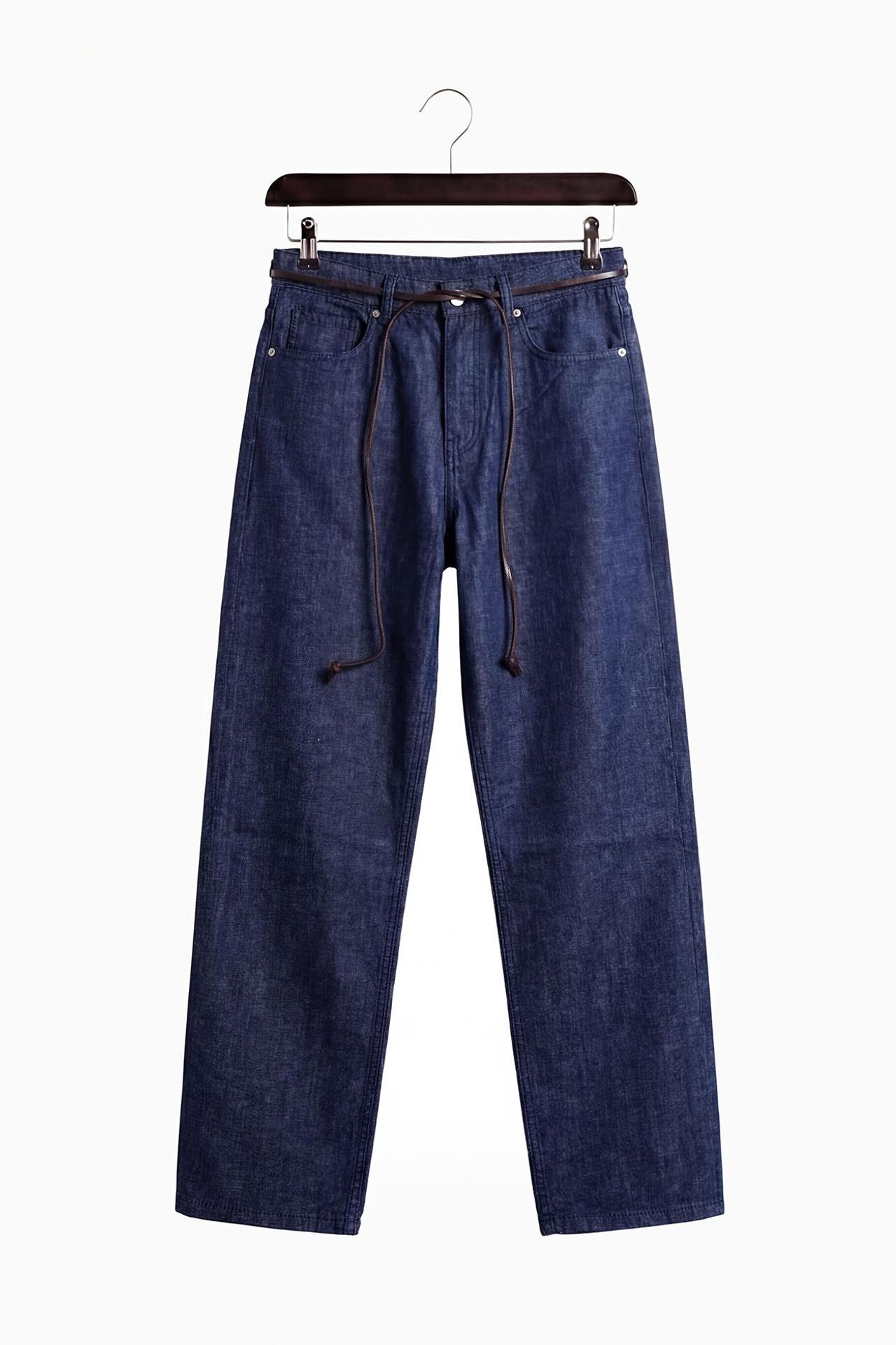 GIESTO Men's Mid-Waist Straight-Leg Denim Jeans 1