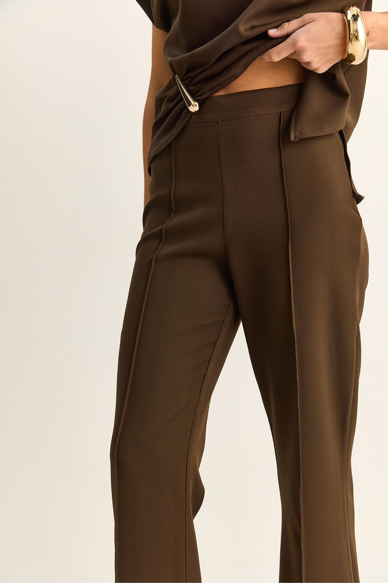 LUCCI High Waist Flare Leg Co-ord Set 6
