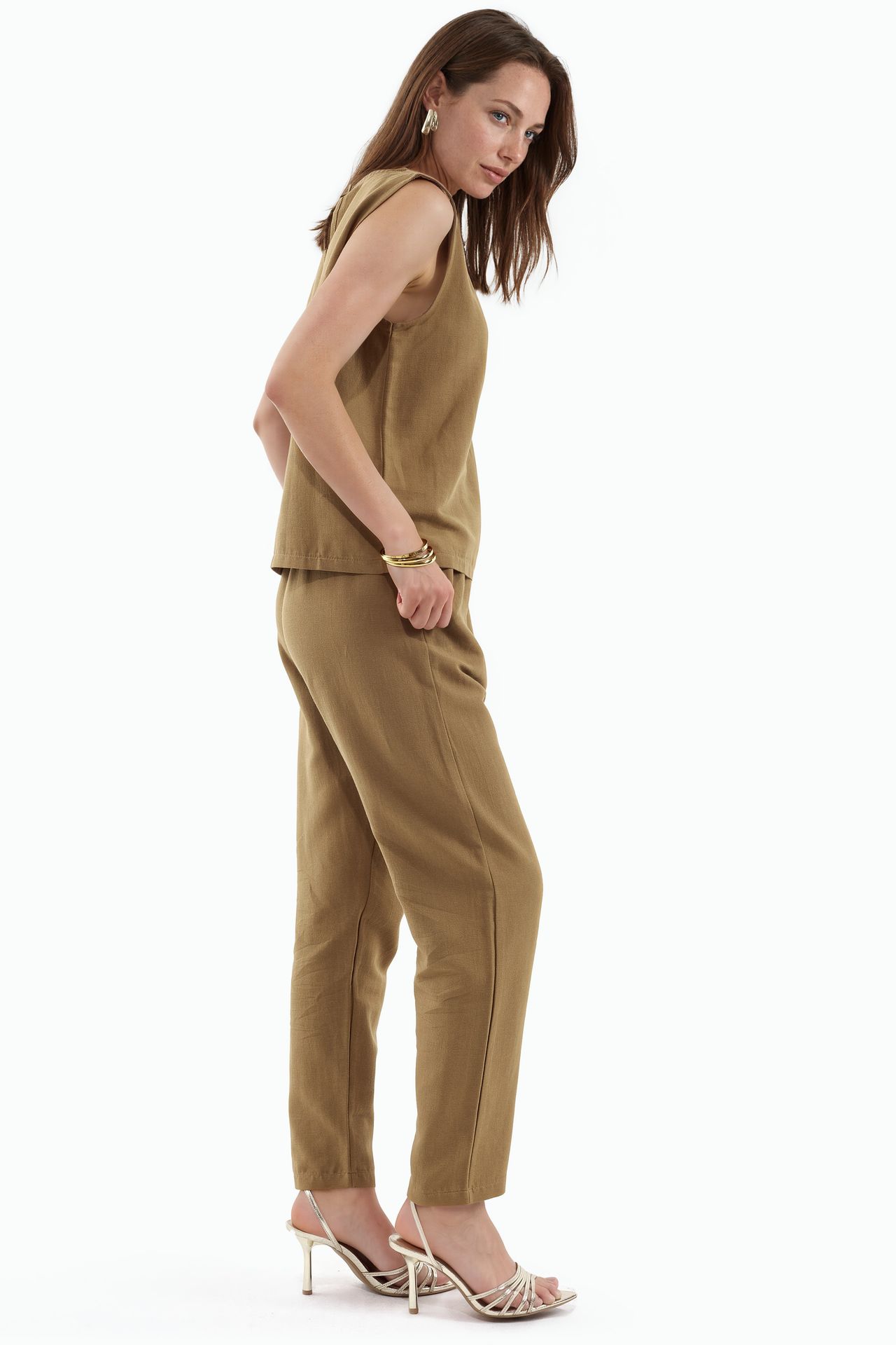 MSN Cotton Linen Viscose Two-Piece Coord 2
