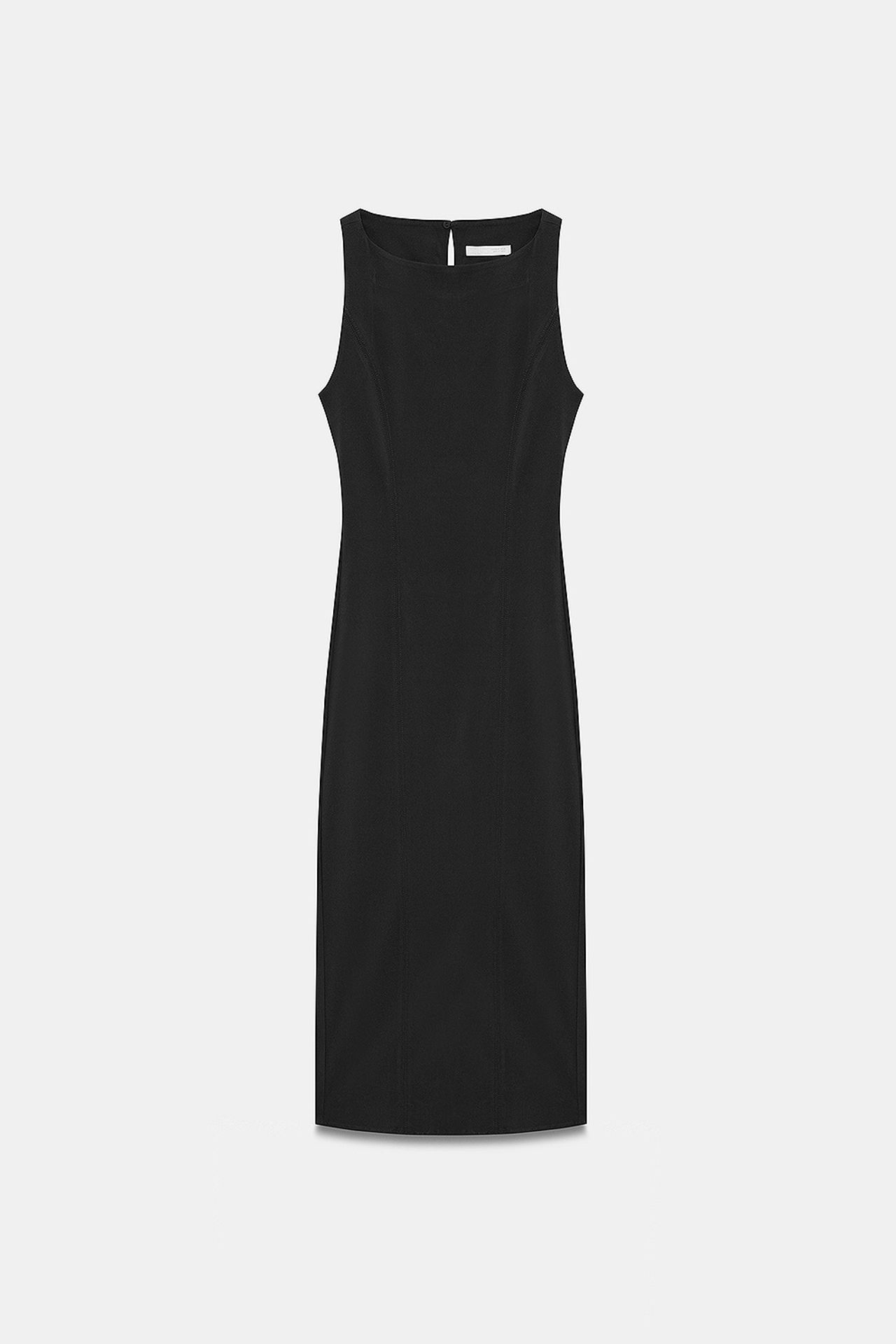 DILVIN Kolsuz, Yırtmaçlı Midi Bodycon Elbise 5