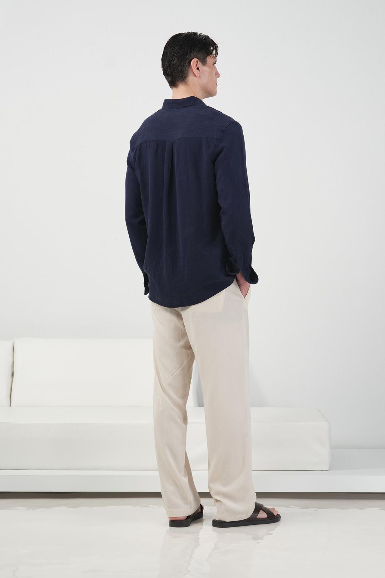 GIESTO Tencel Button-Up Shirt 4