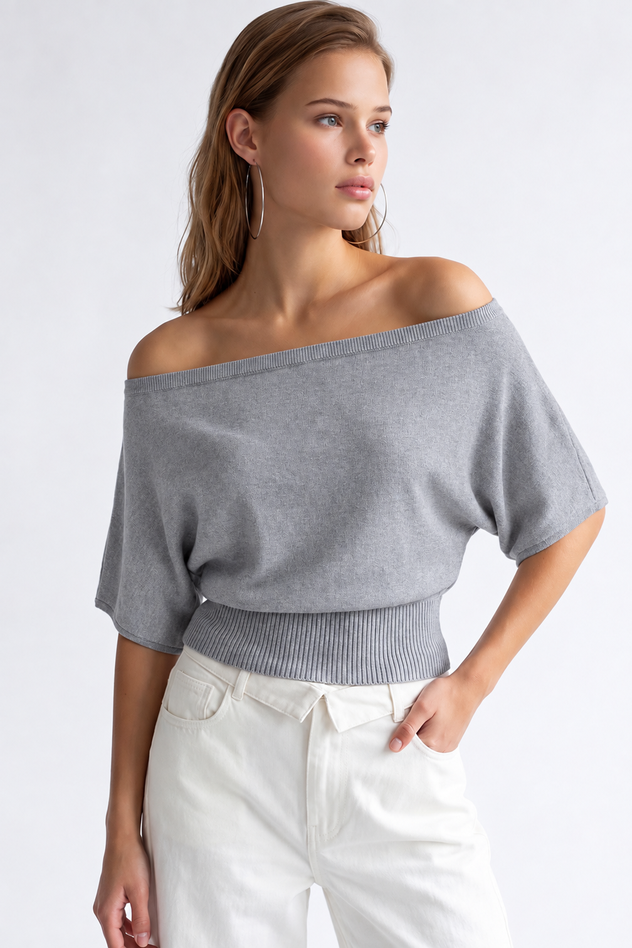 MIXRAY Women's Knit Sweater
