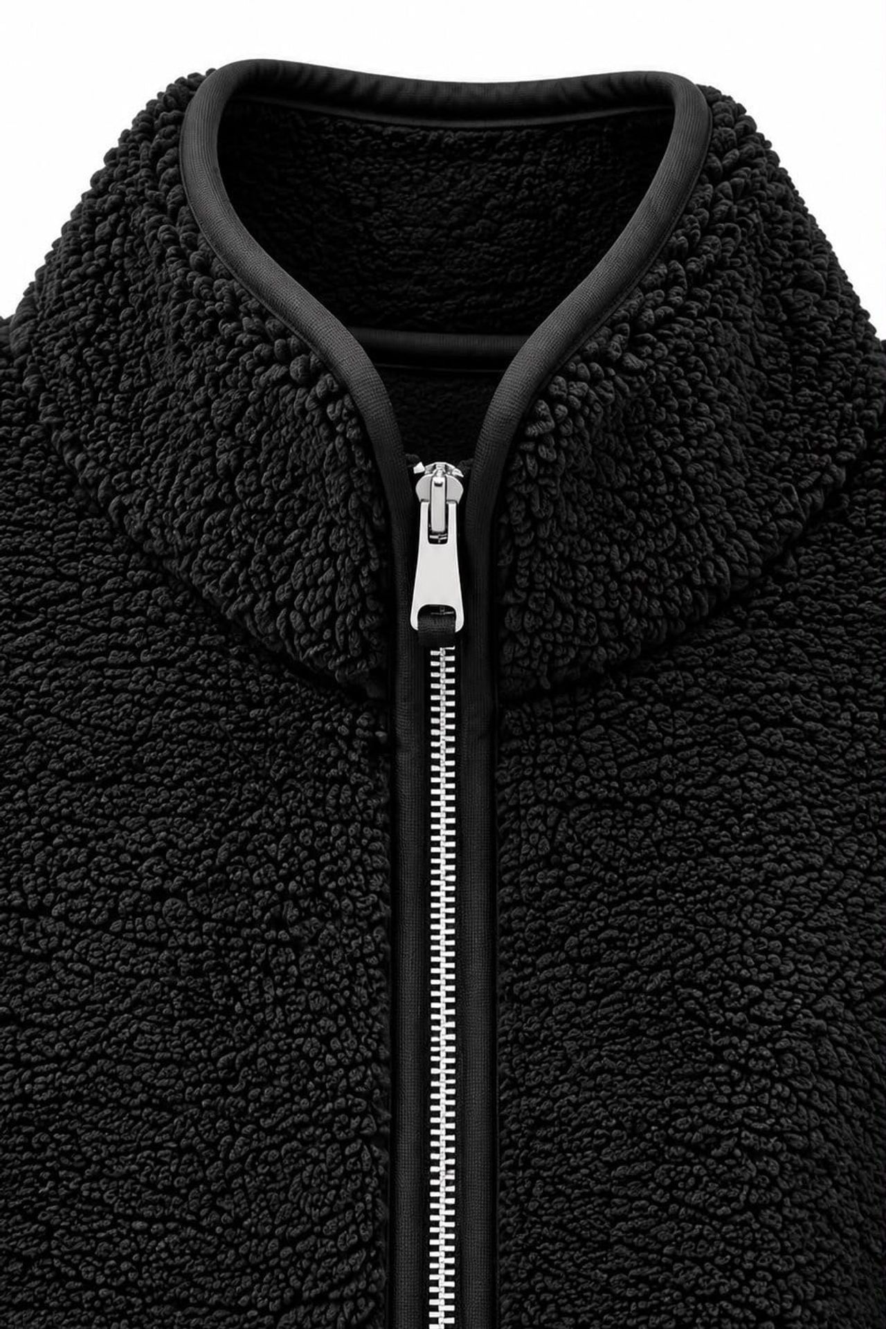 MIXRAY Kadın Yarım Fermuarlı Dokulu Sweatshirt 2