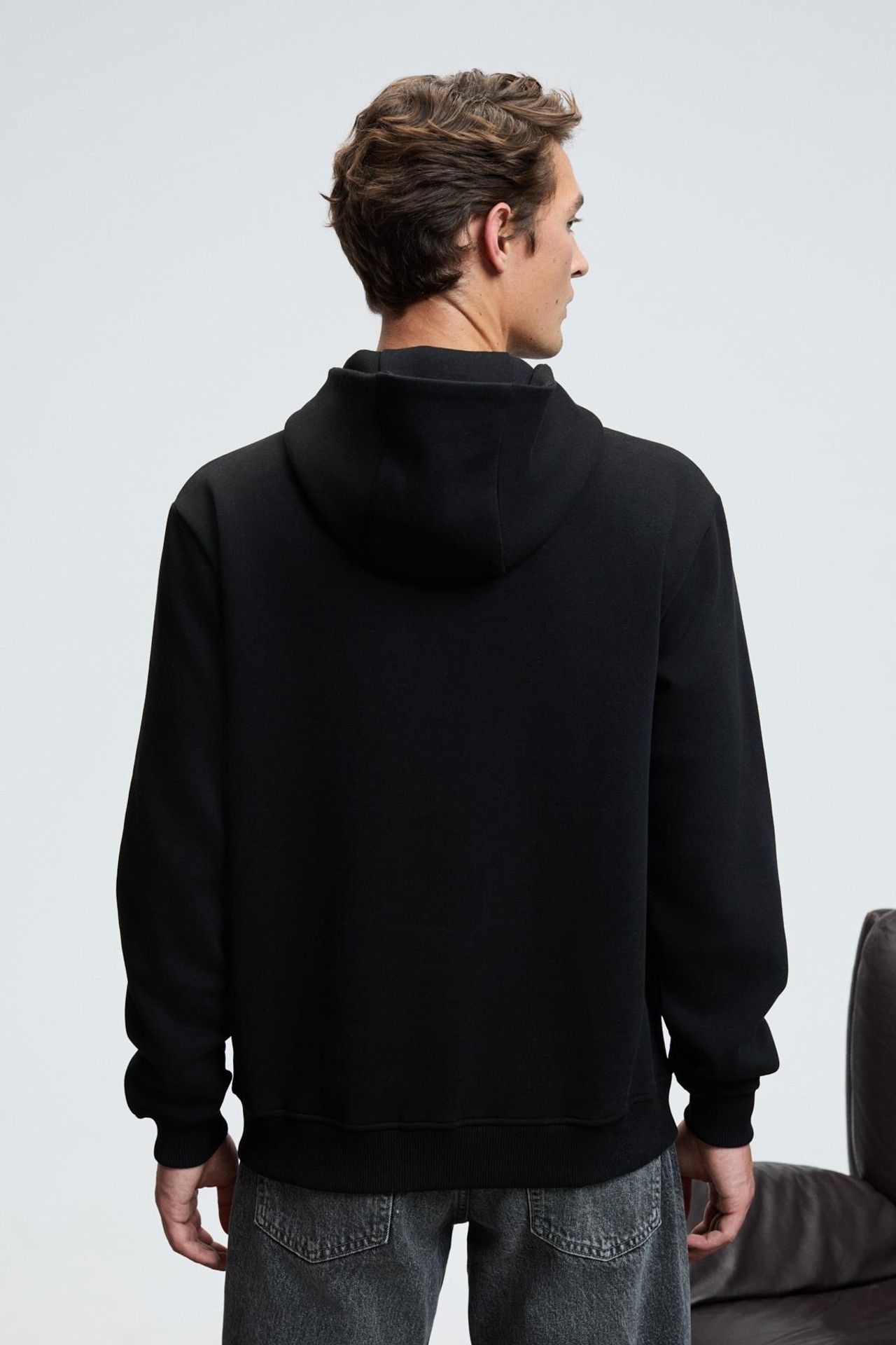 GRIMELANGE Geniş Kesimli Kapüşonlu Cepli Sweatshirt 6