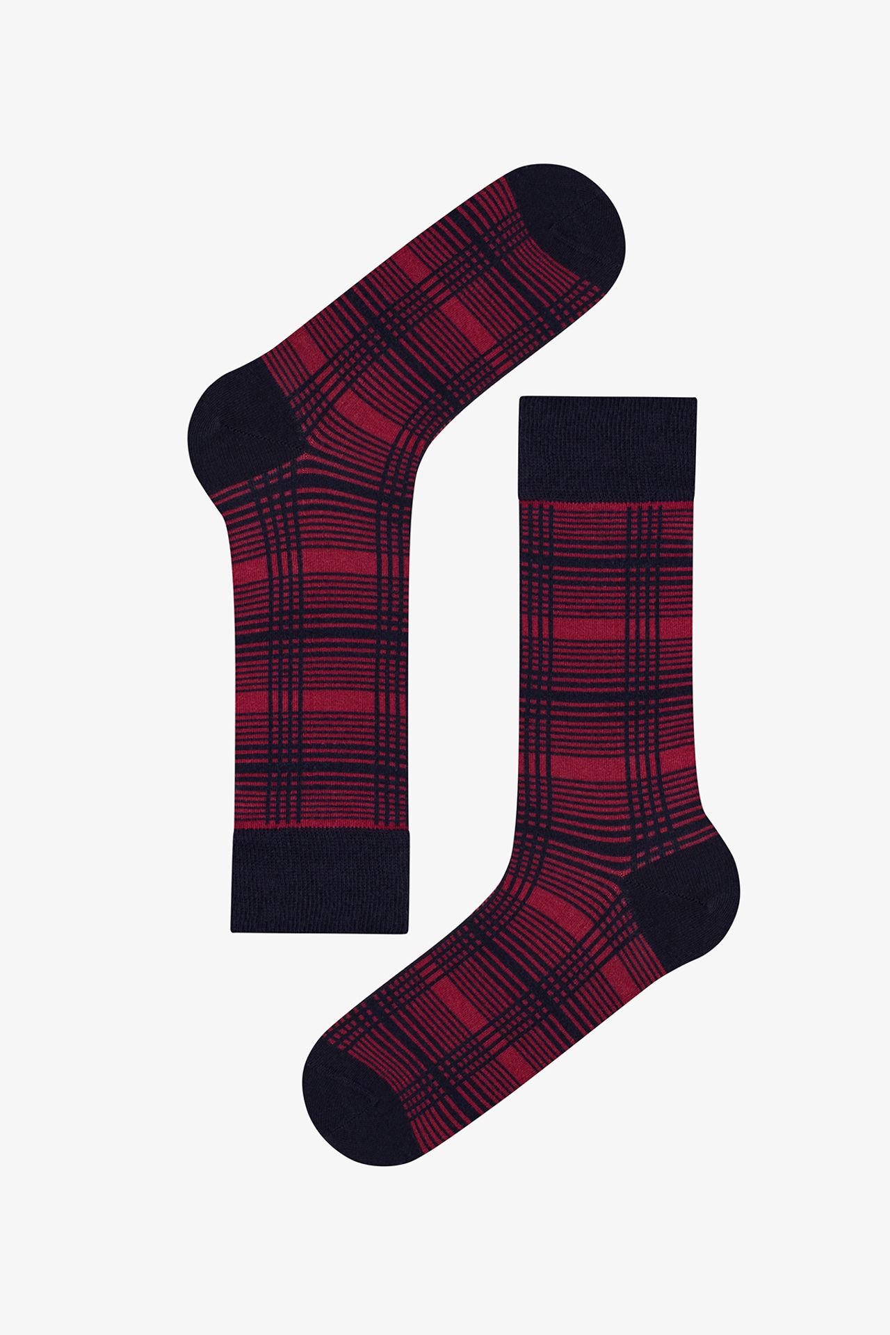 PENTI Men's Ski Buddy New Year Patterned 2-Pack Crew Socks 2