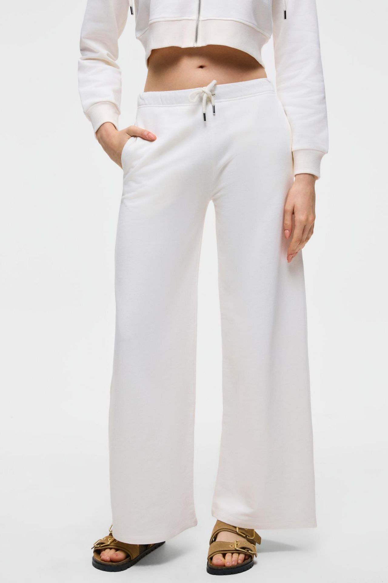 GRIMELANGE Lastikli Bel Geniş Paça Jogger 3