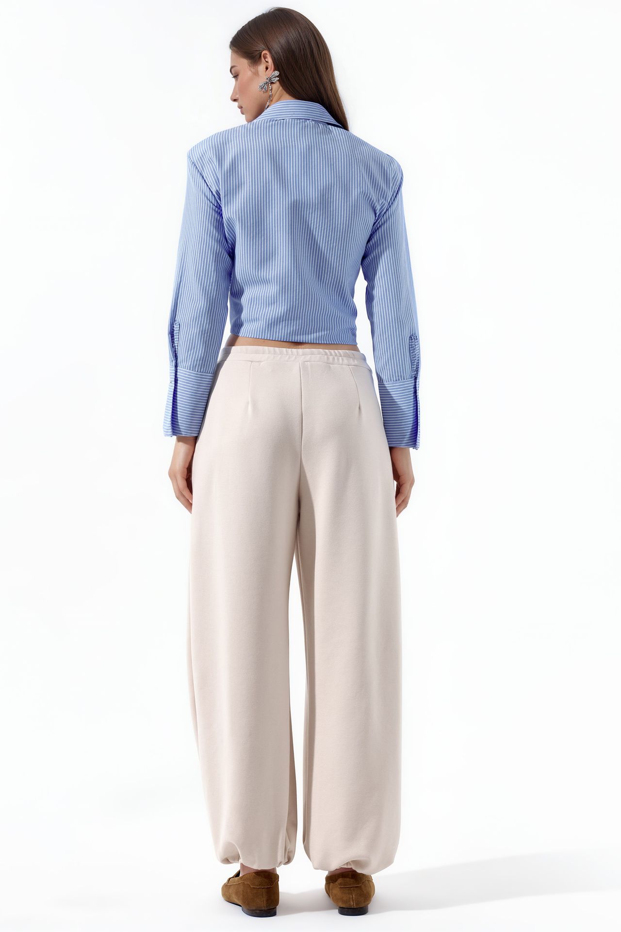 BUSEM Women's Cotton Blend Pants 3