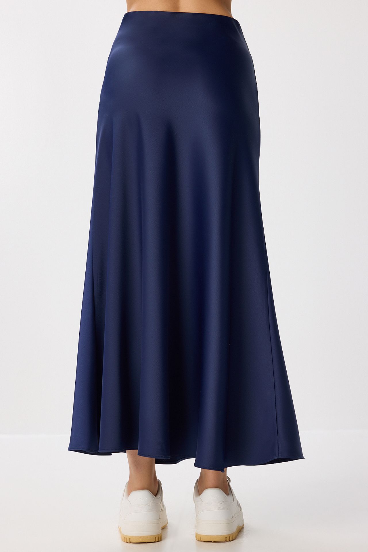 ISTANBUL High Waist Satin Maxi Skirt 6