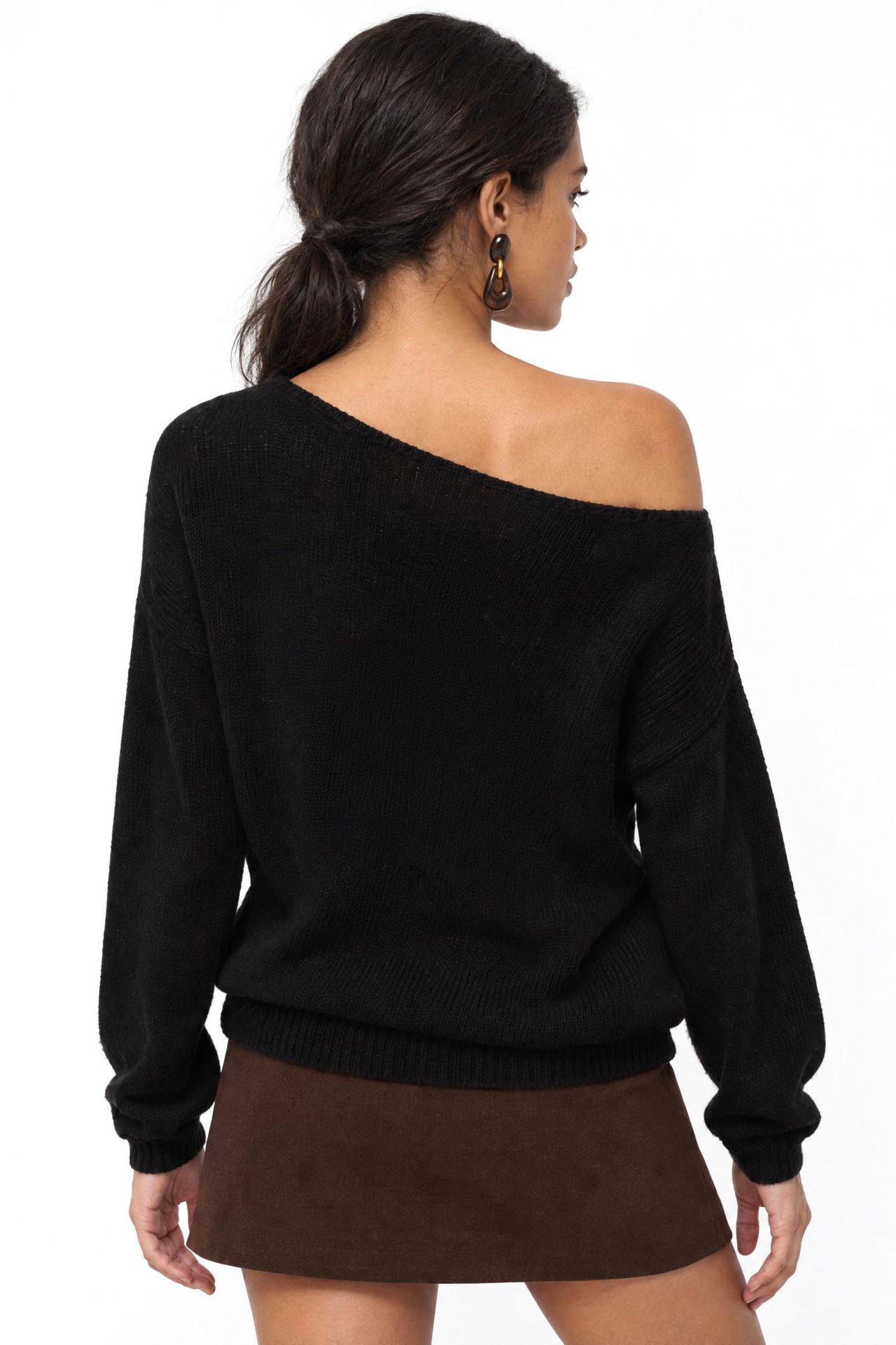 MIXRAY Women's Boat Neck Sweater 3