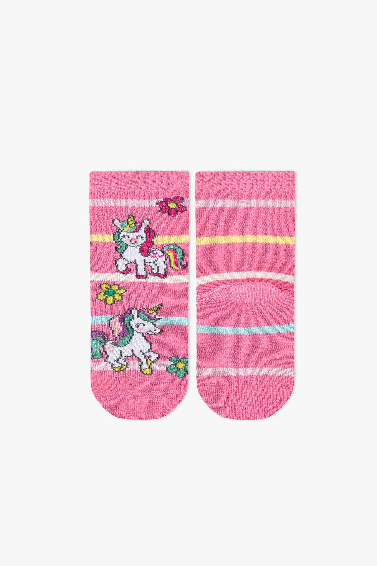 PENTI Girls' Unicorn Dreamland 2-Pack Ankle Socks 4