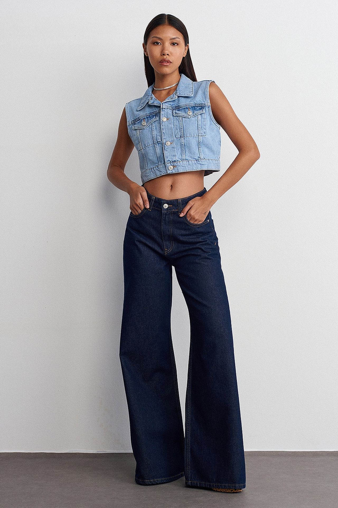 DILVIN Women's Cotton Jeans
