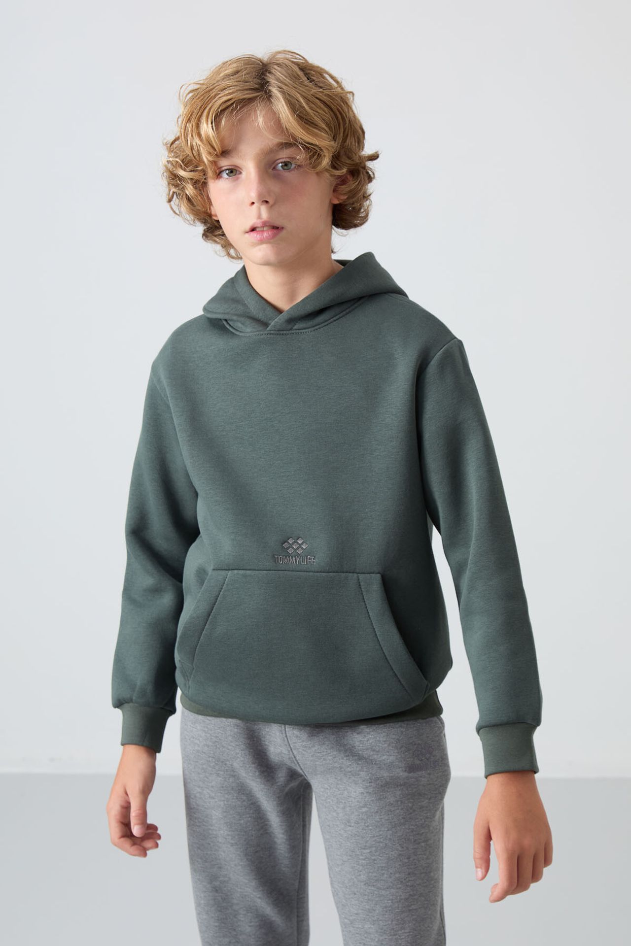 TOMMY Youth Hooded Pocket Sweatshirt 1