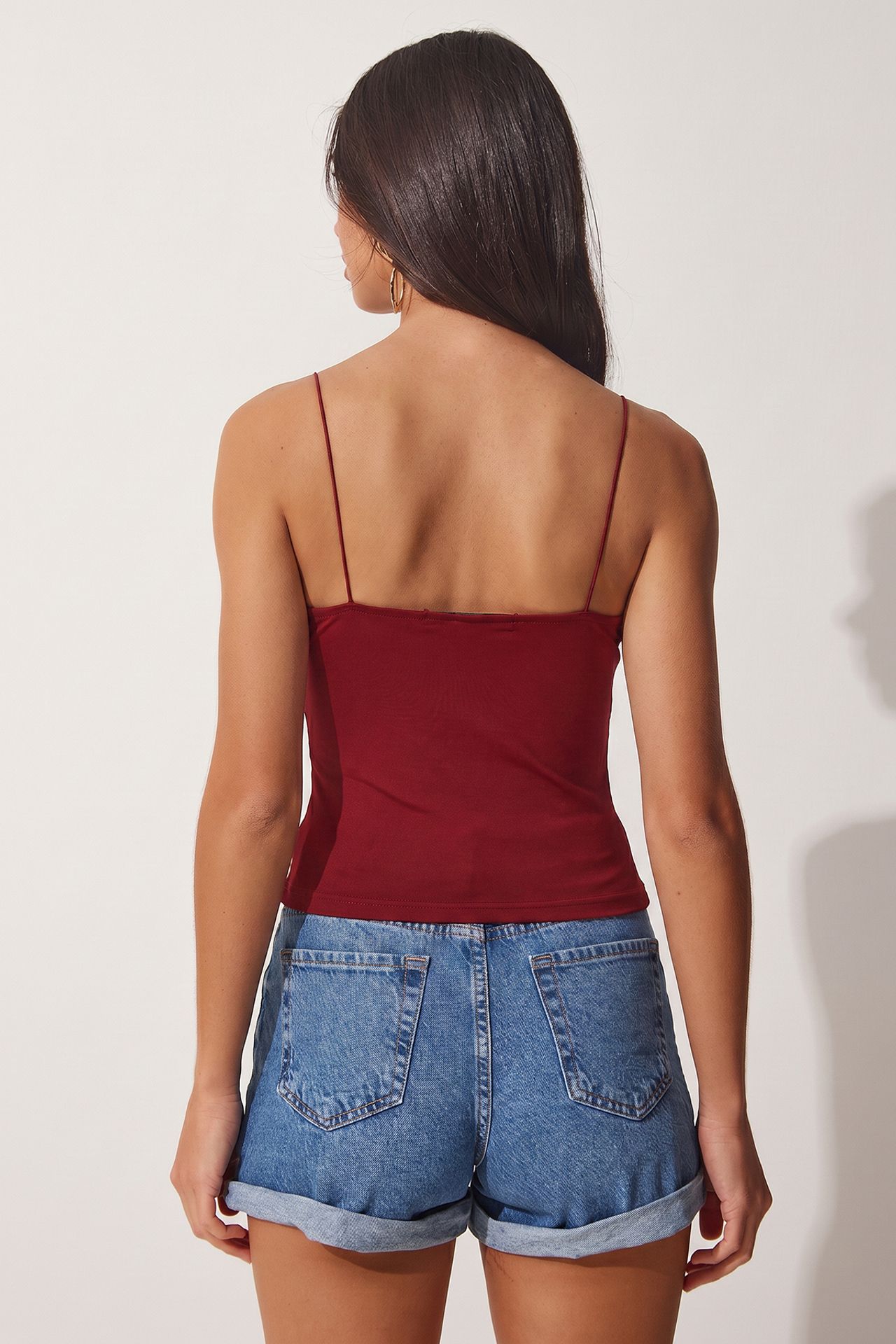 ISTANBUL Slim Fit Cowl Neck Sleeveless Blouse 4