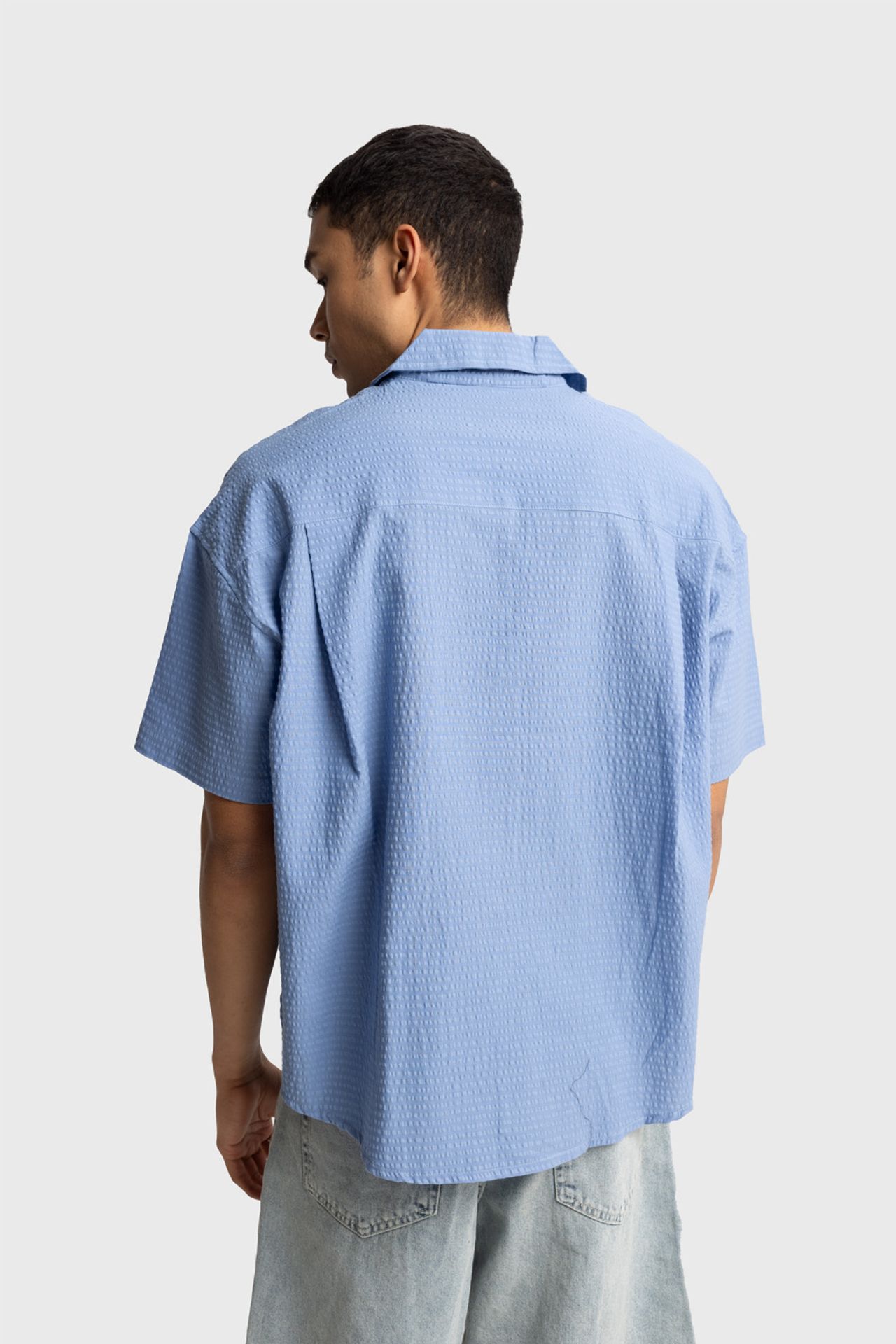 GIESTO Textured Short Sleeve Shirt 3