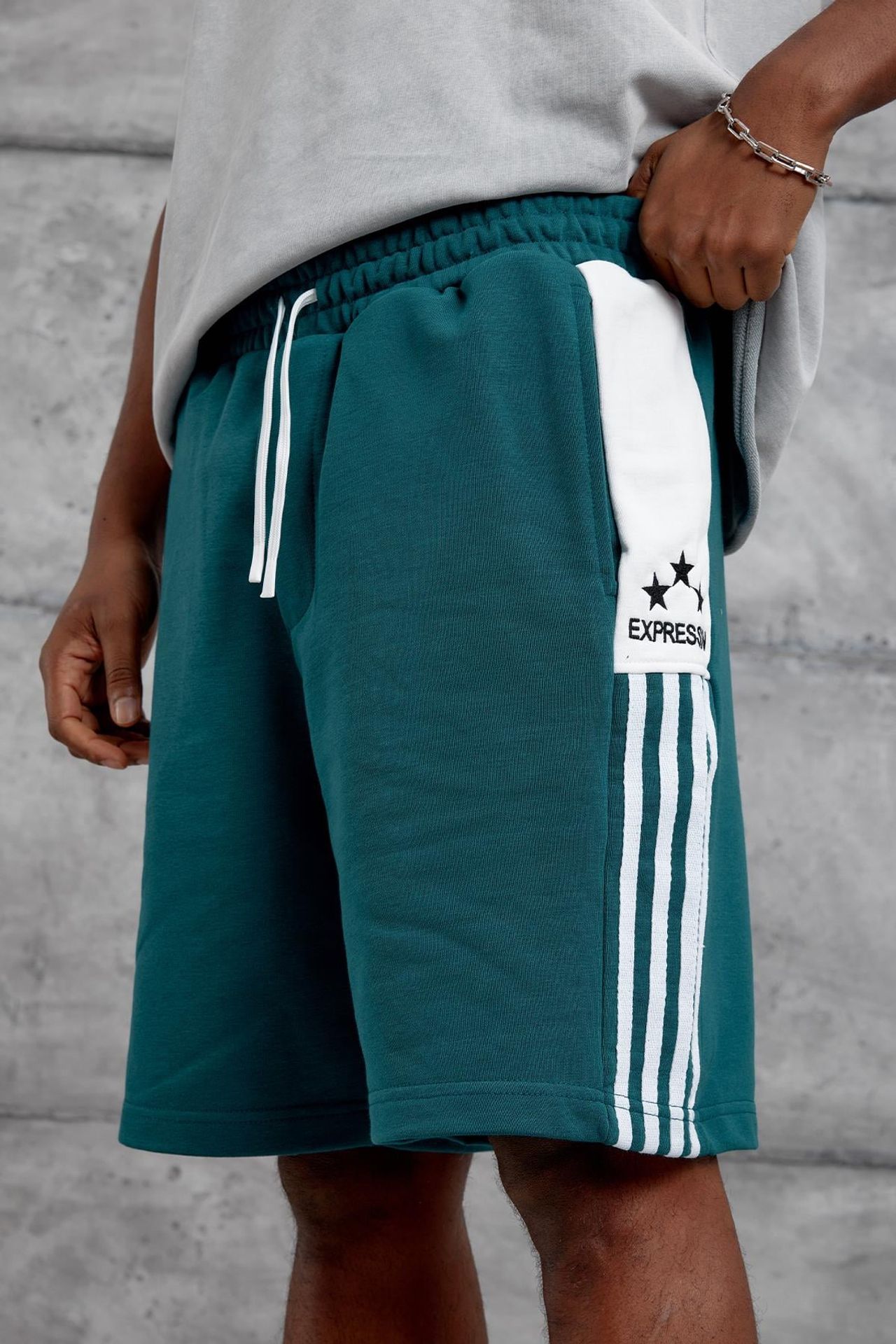 NOMARC Oversize Düz Paça Sweat Şort 2