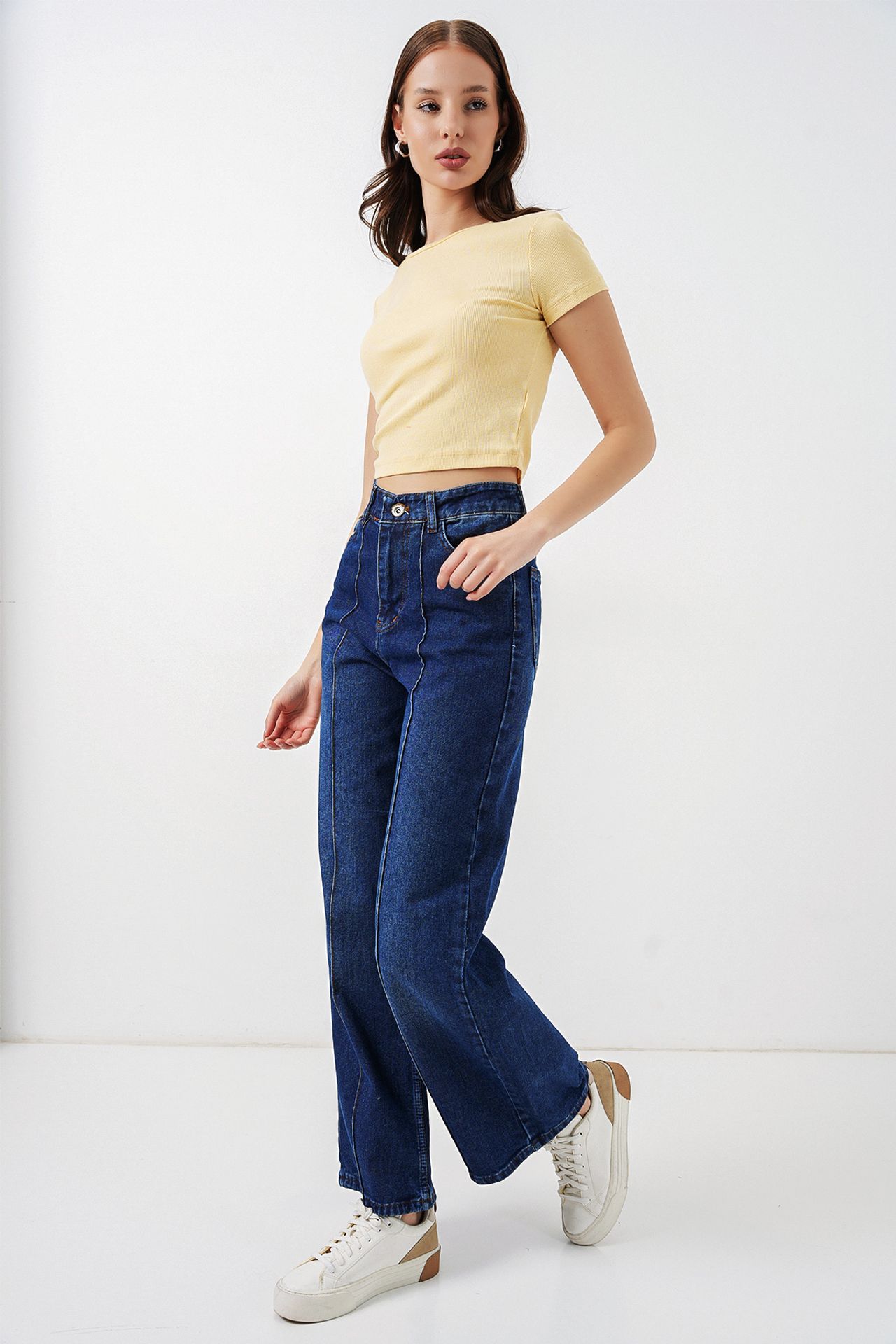 BDART High-Waist Wide-Leg Cotton Jeans 6