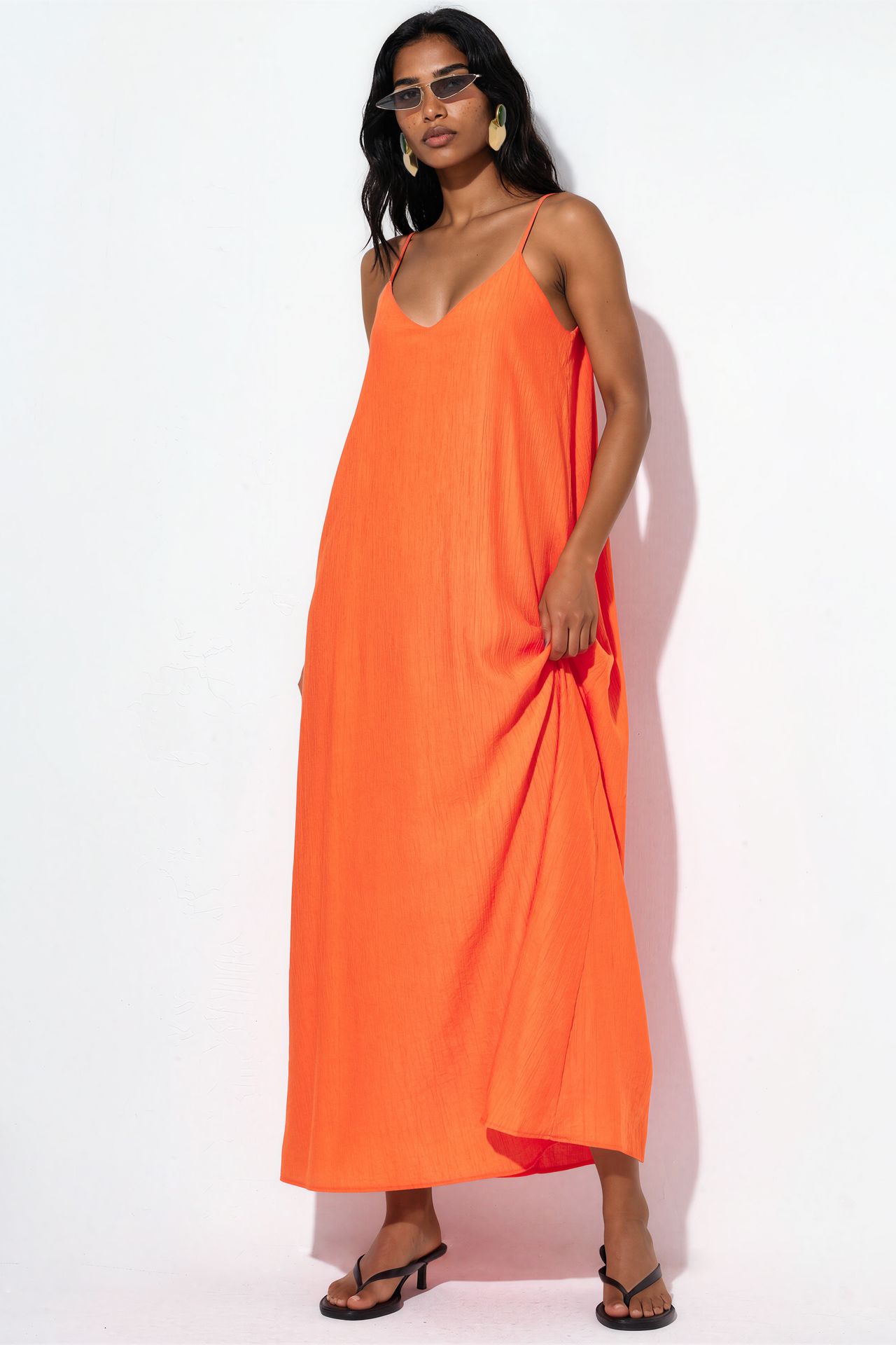 BUSEM Women's Solid Maxi Slip Dress 1
