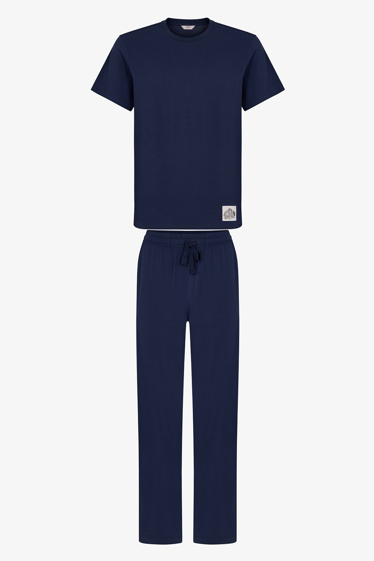 PENTI Men's Midnight Forest Short Sleeve Pajama Set 1