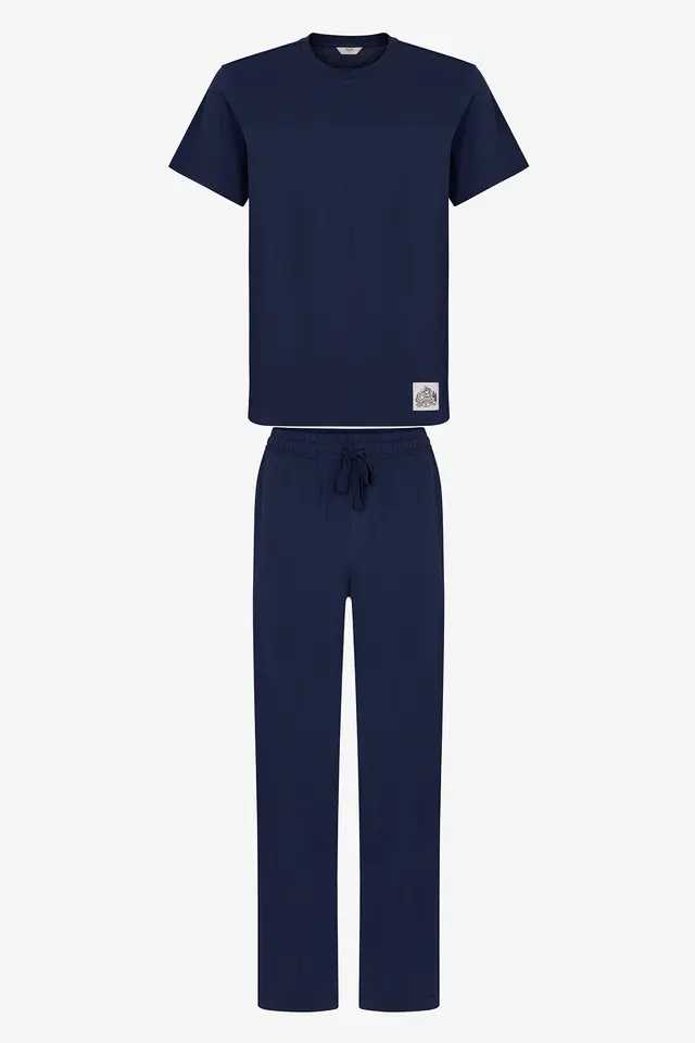 PENTI Men's Midnight Forest Short Sleeve Pajama Set