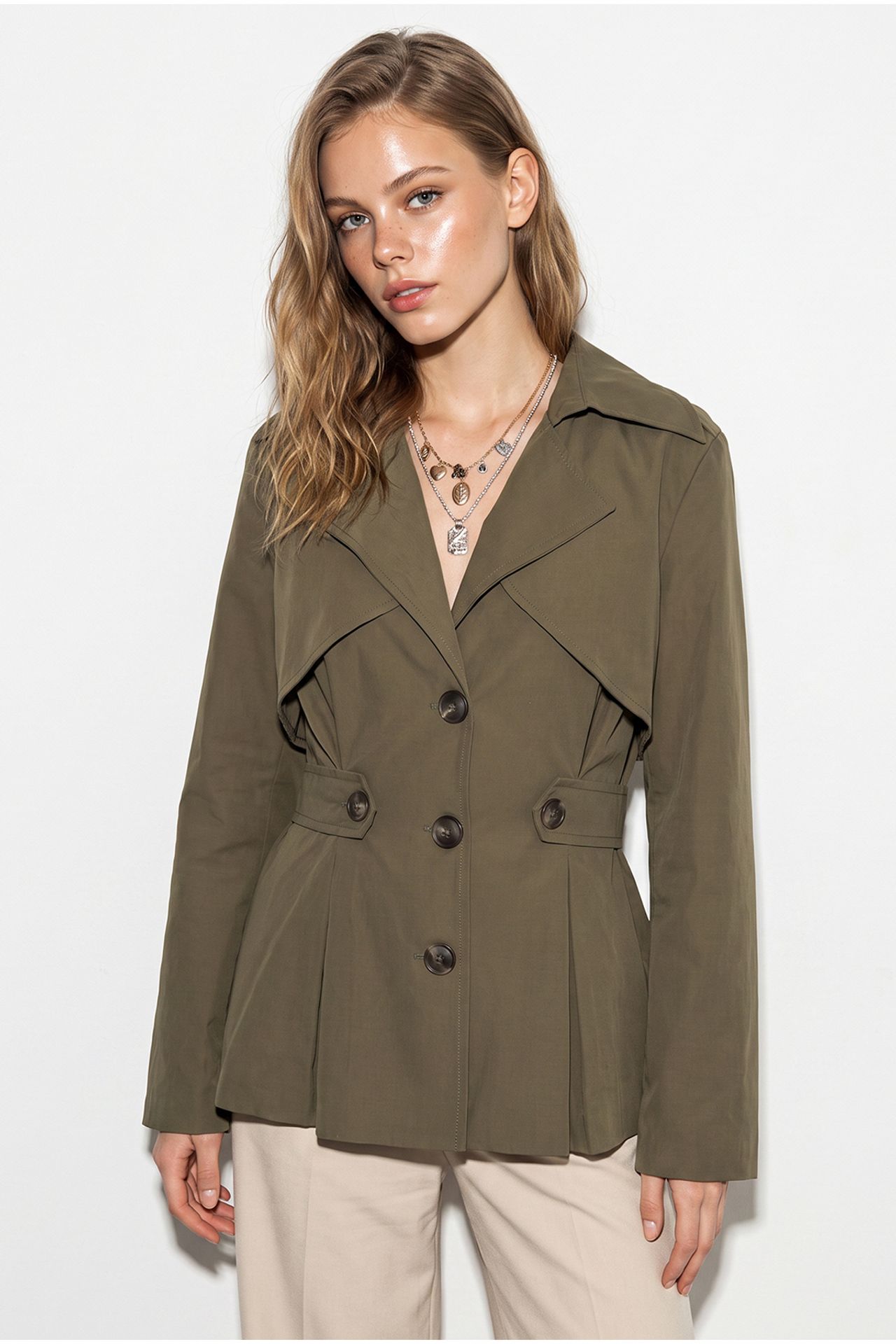 LUCCI Women's Trench Coat 2