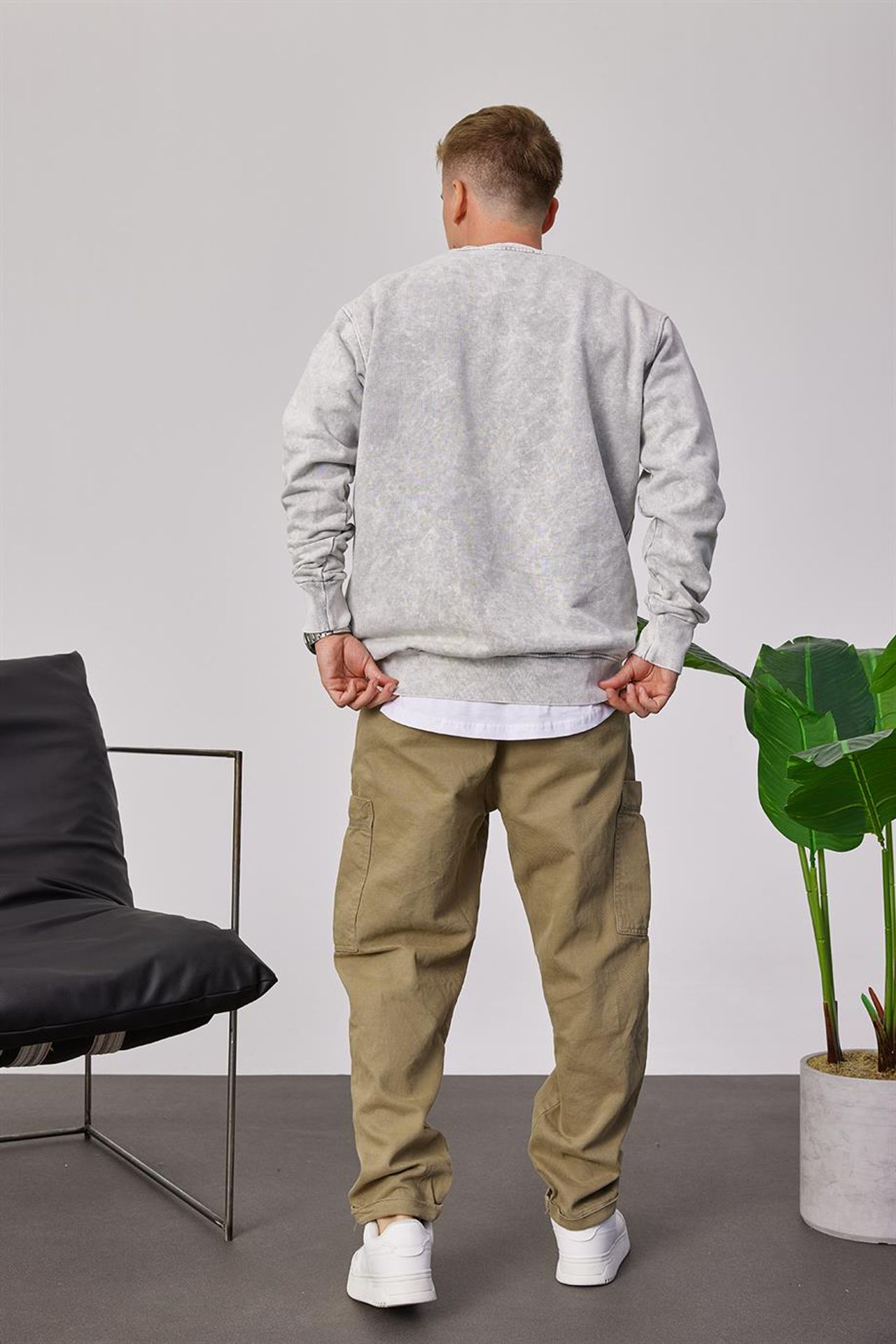 NOMARC Rahat Bisiklet Yaka Sweatshirt 3