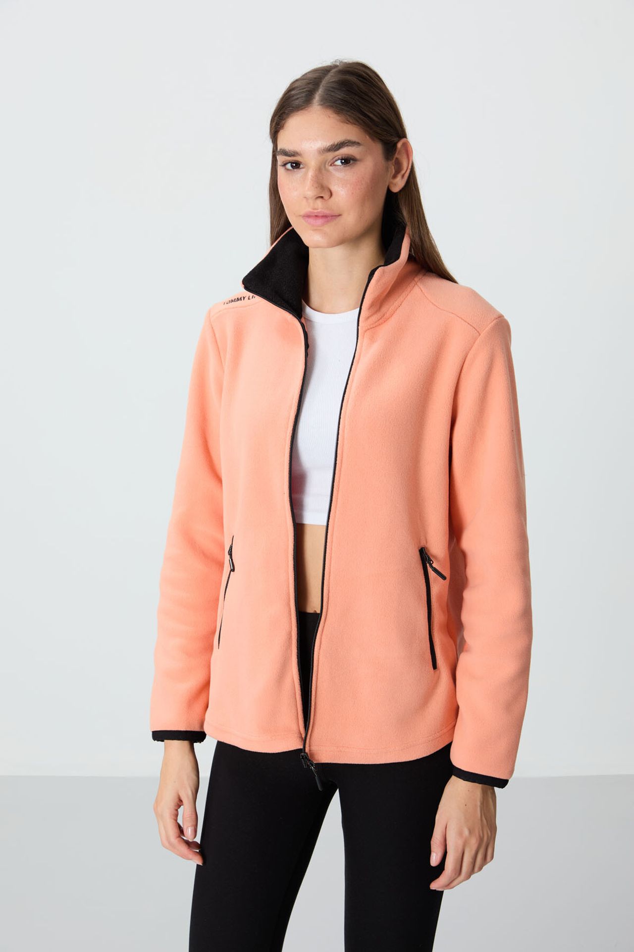 TOMMY Women's Plush Zip-Front Sweatshirt 1