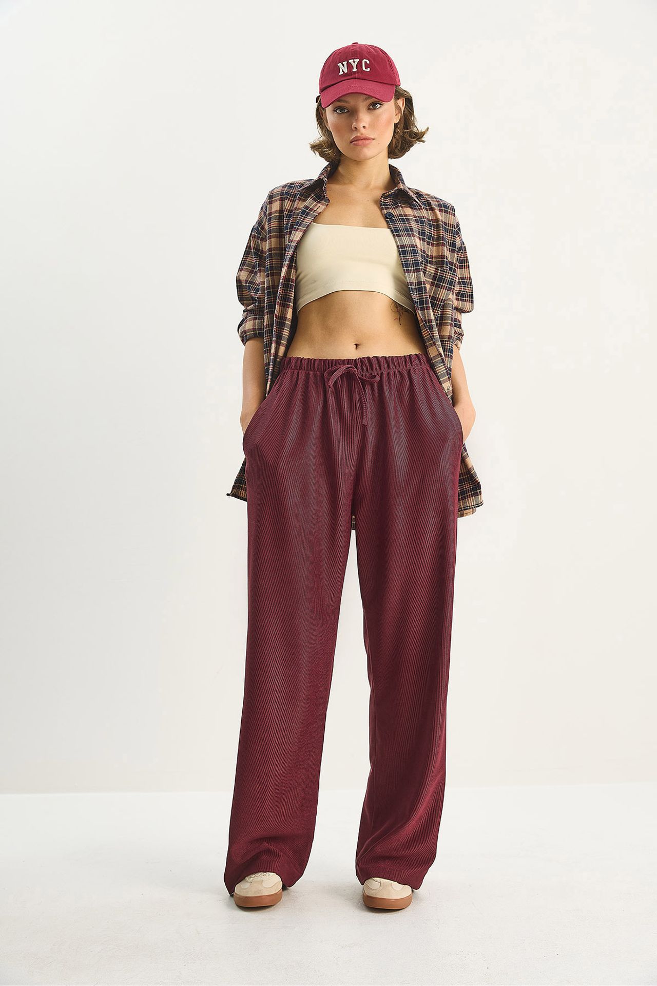 LUCCI High Waist Wide Leg Pants 2