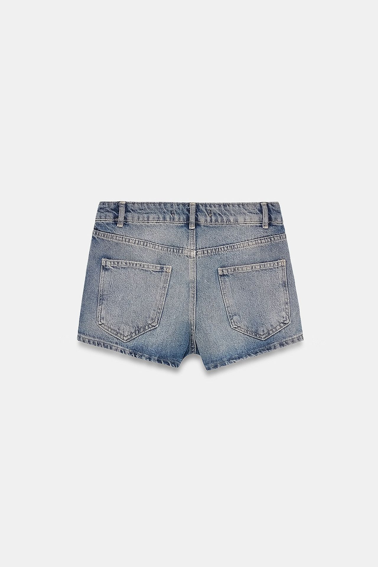 DILVIN High-Waist Cotton Denim Shorts