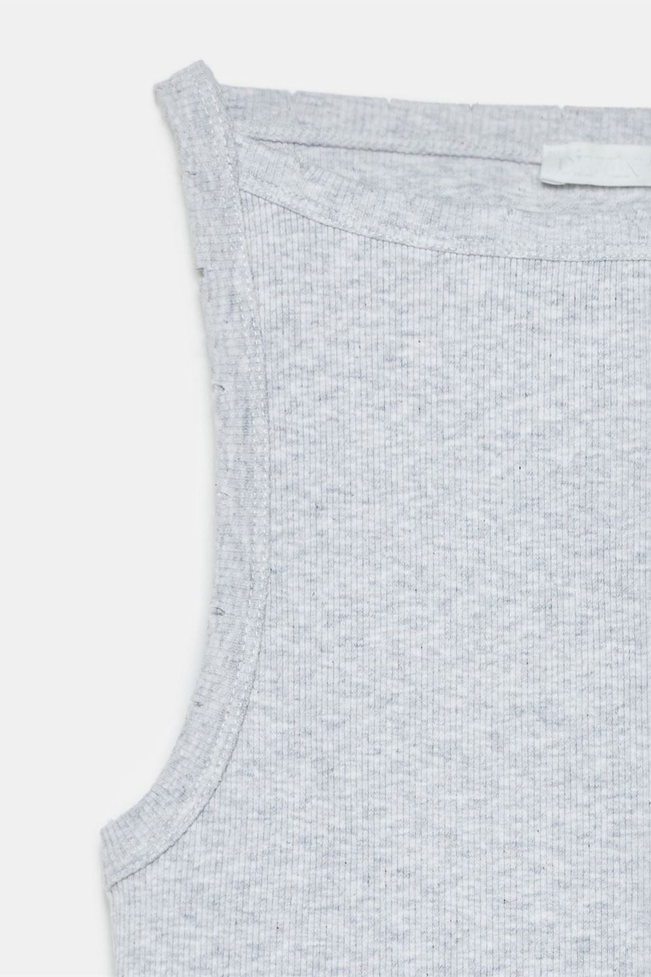 DILVIN Ribbed Cotton Halterneck Blouse 7
